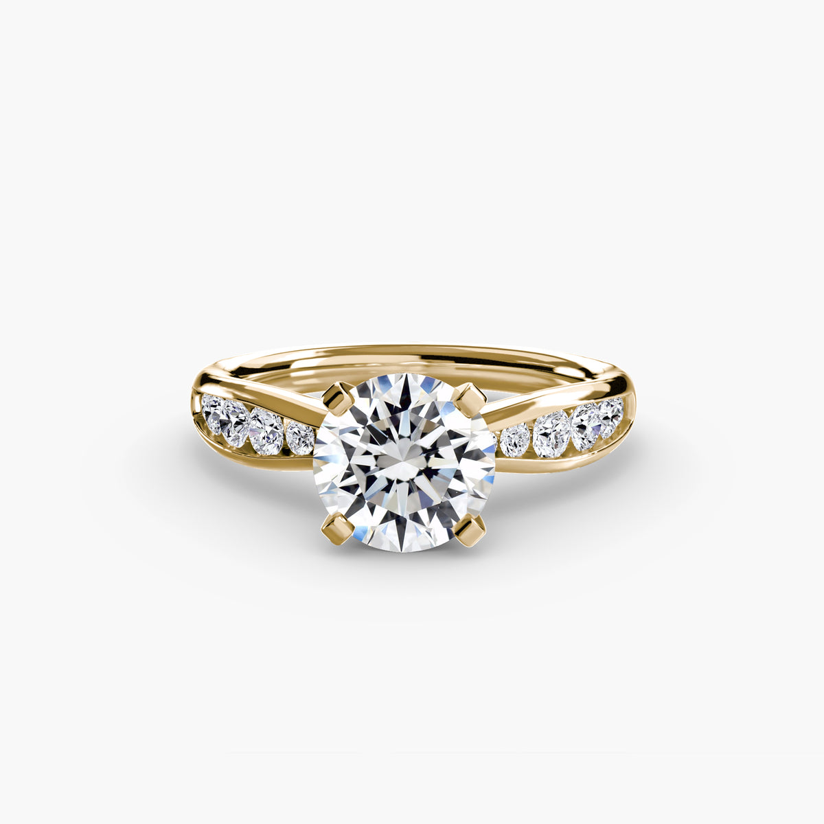 The "Adeline" Graduated Channel Set Ring