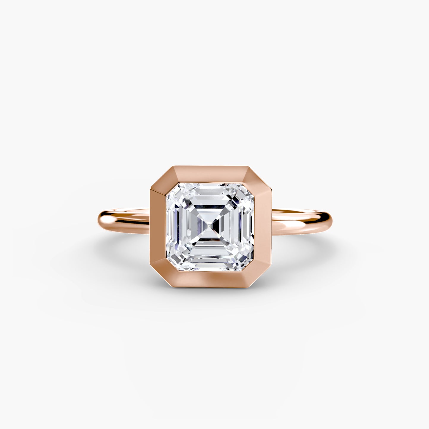 The "Lydia" Bezel Set Solitaire