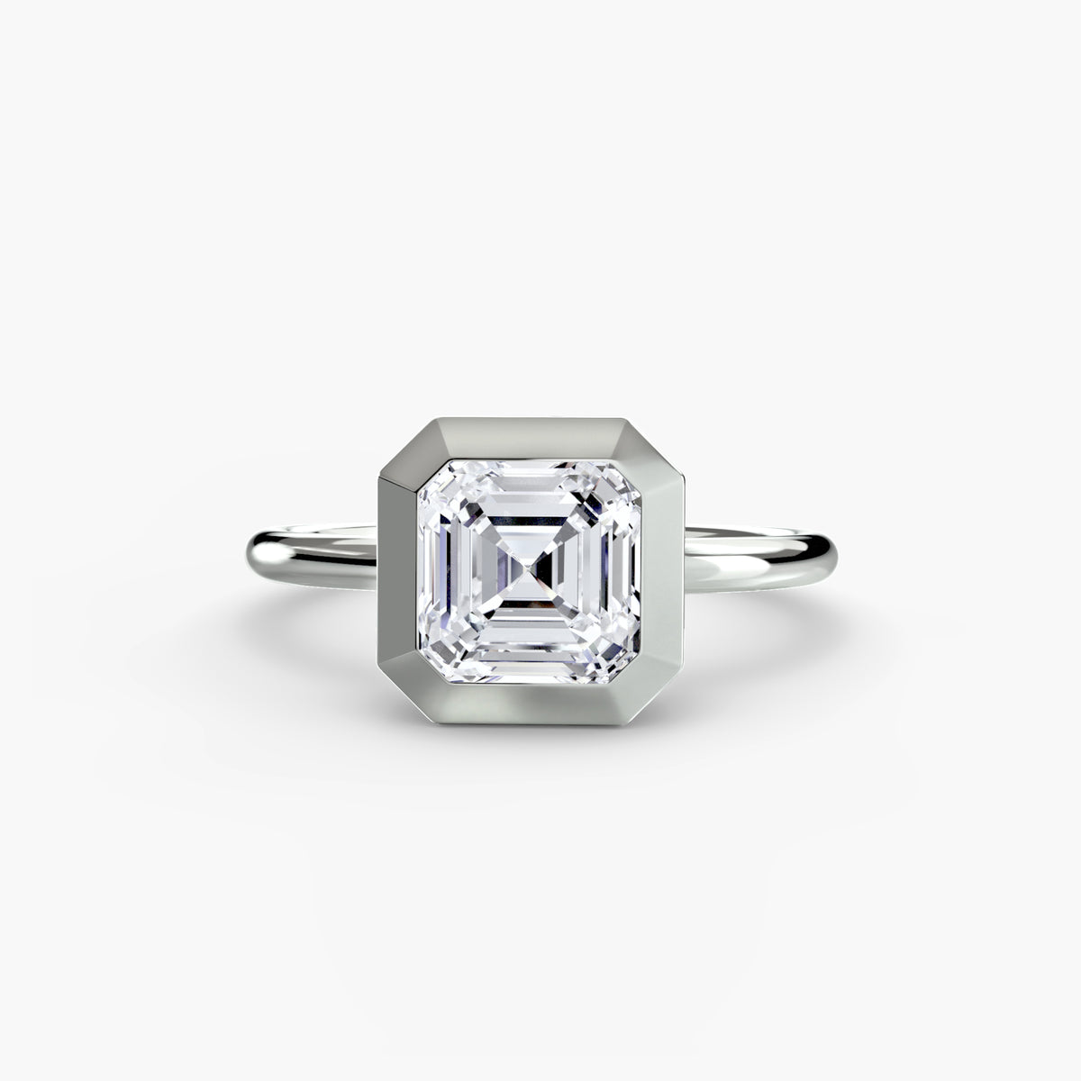 The "Lydia" Bezel Set Solitaire