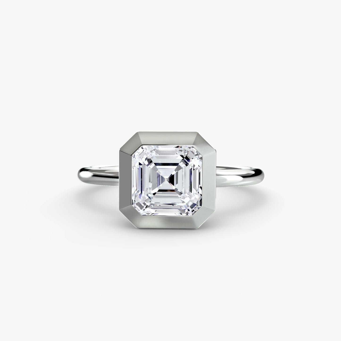 The "Lydia" Bezel Set Solitaire