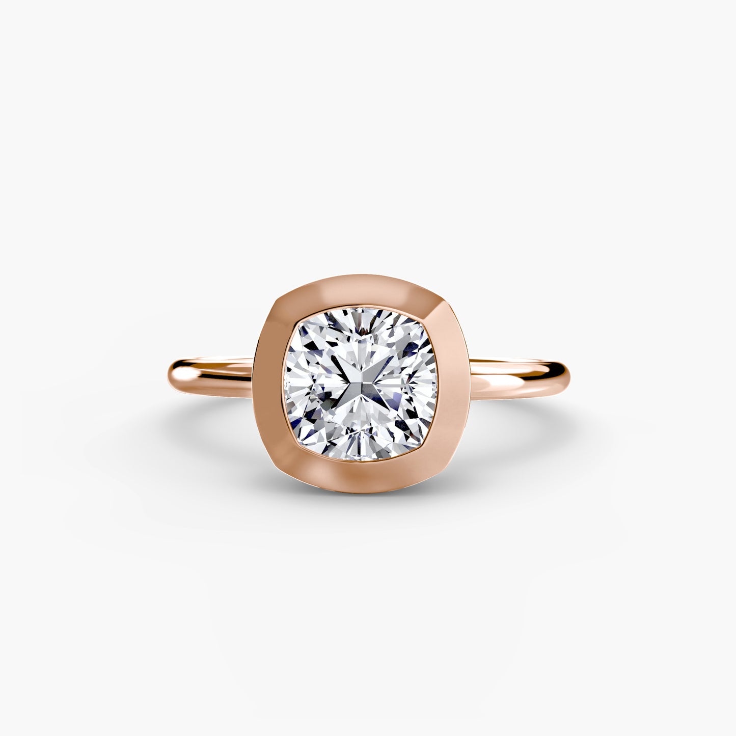 The "Lydia" Bezel Set Solitaire