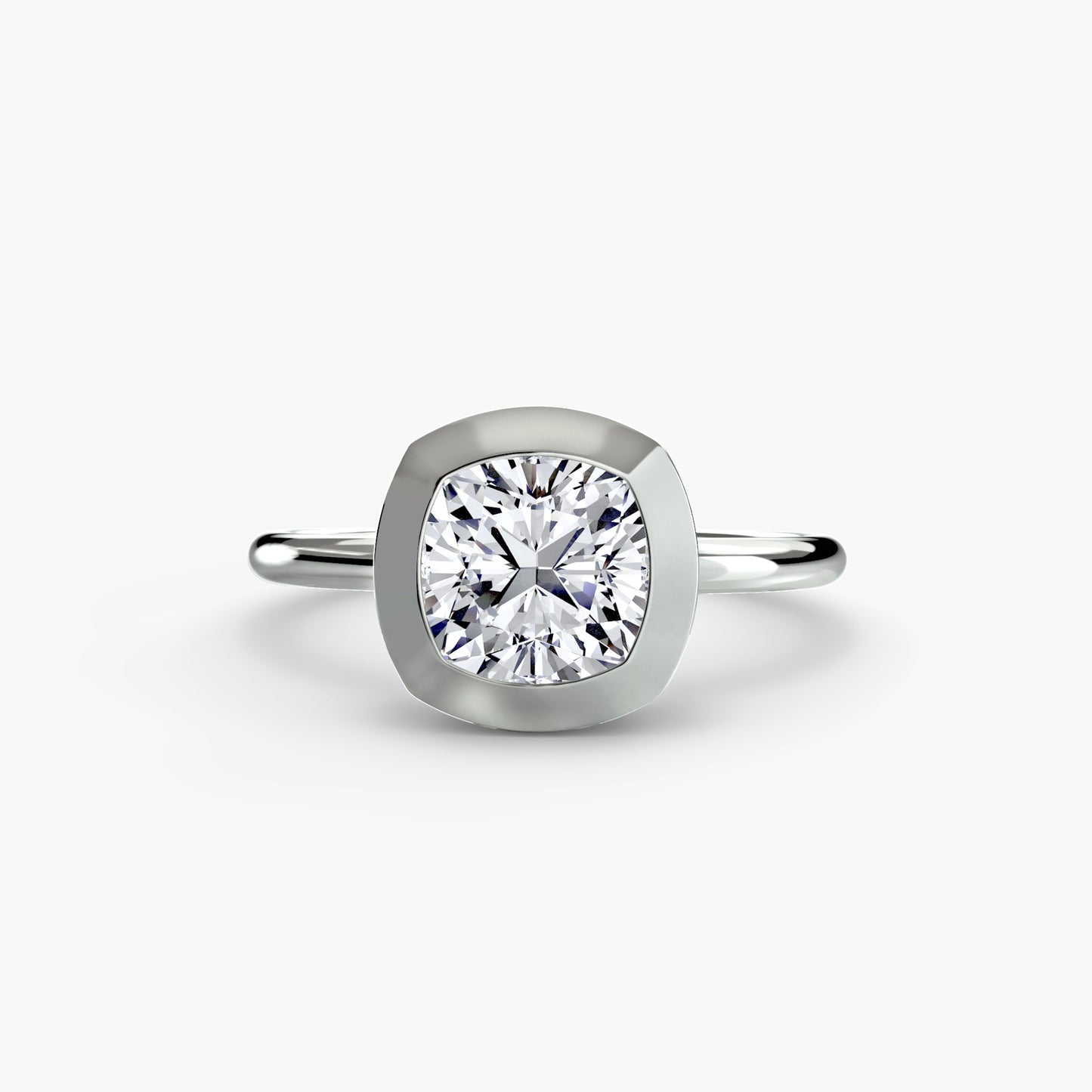 The "Lydia" Bezel Set Solitaire
