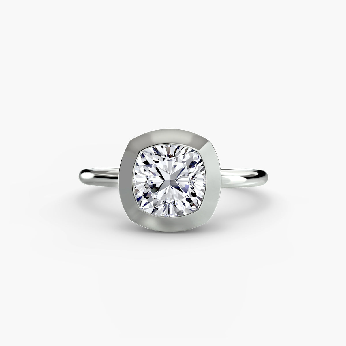The "Lydia" Bezel Set Solitaire