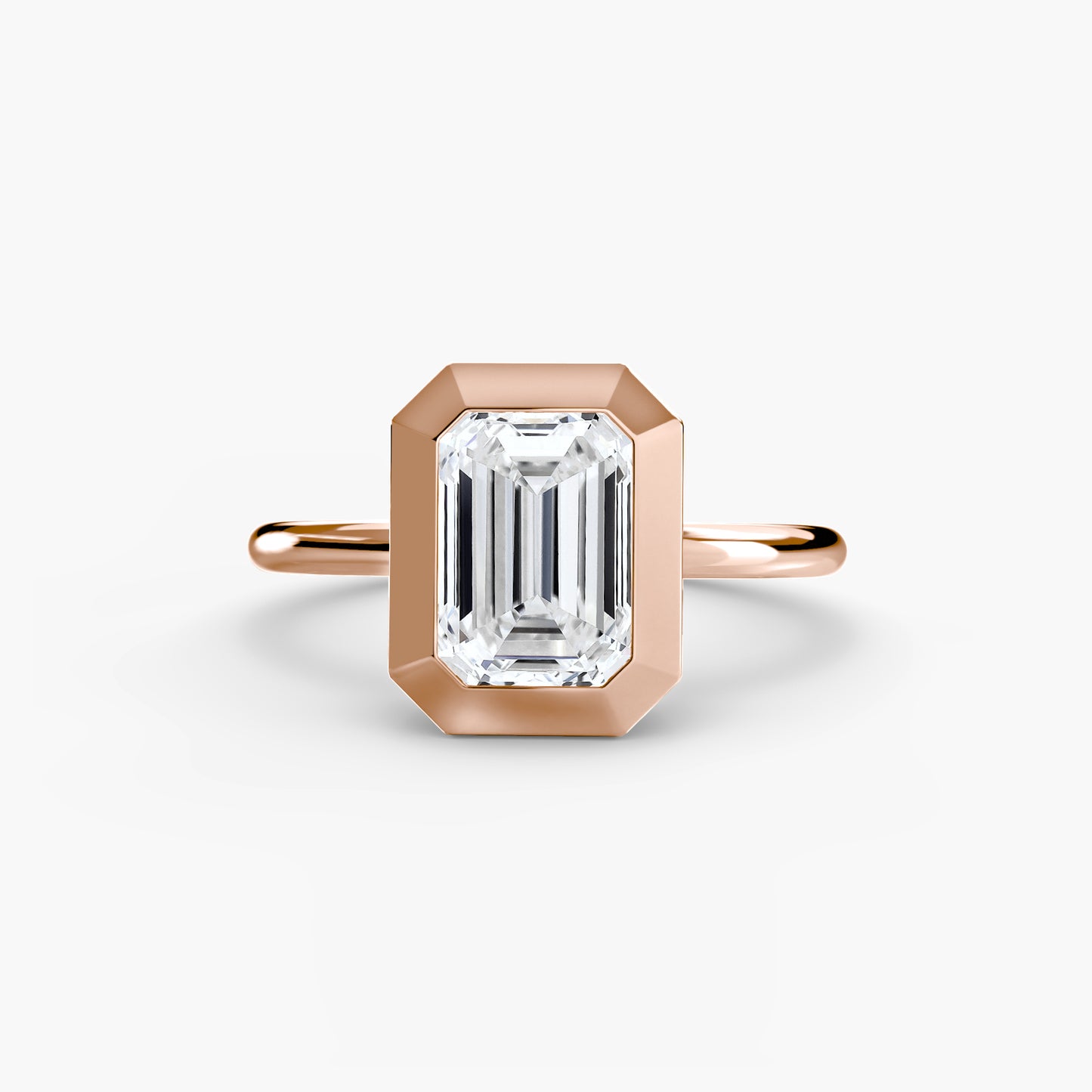 The "Lydia" Bezel Set Solitaire