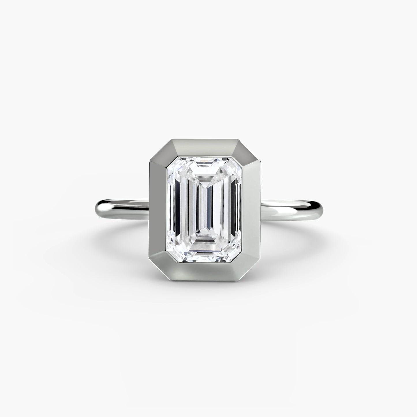 The "Lydia" Bezel Set Solitaire