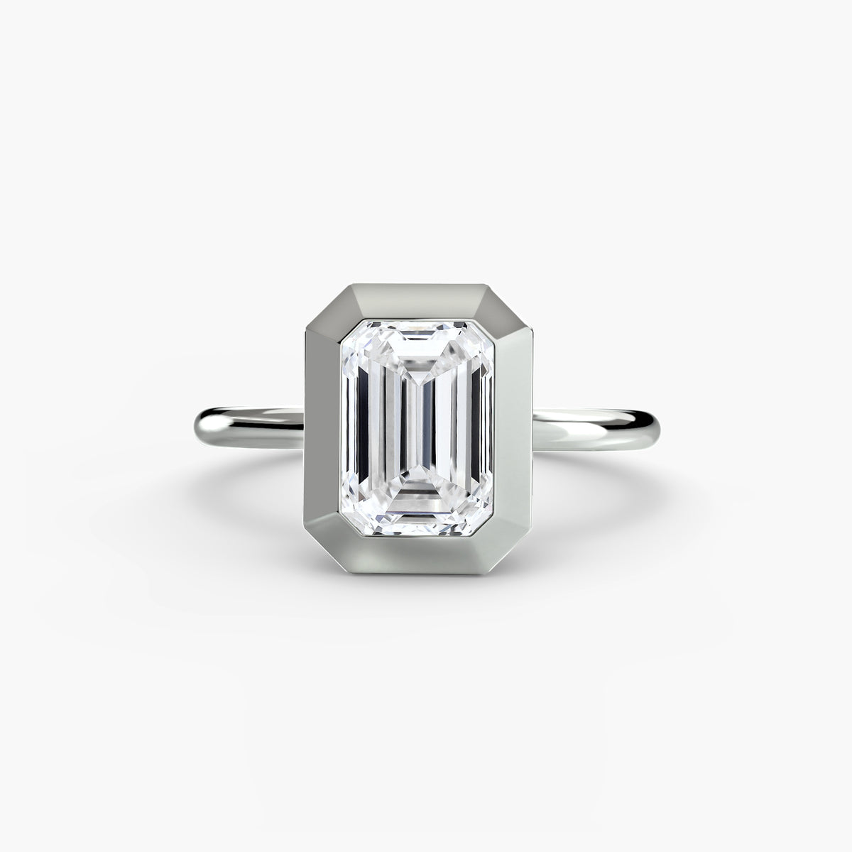 The "Lydia" Bezel Set Solitaire
