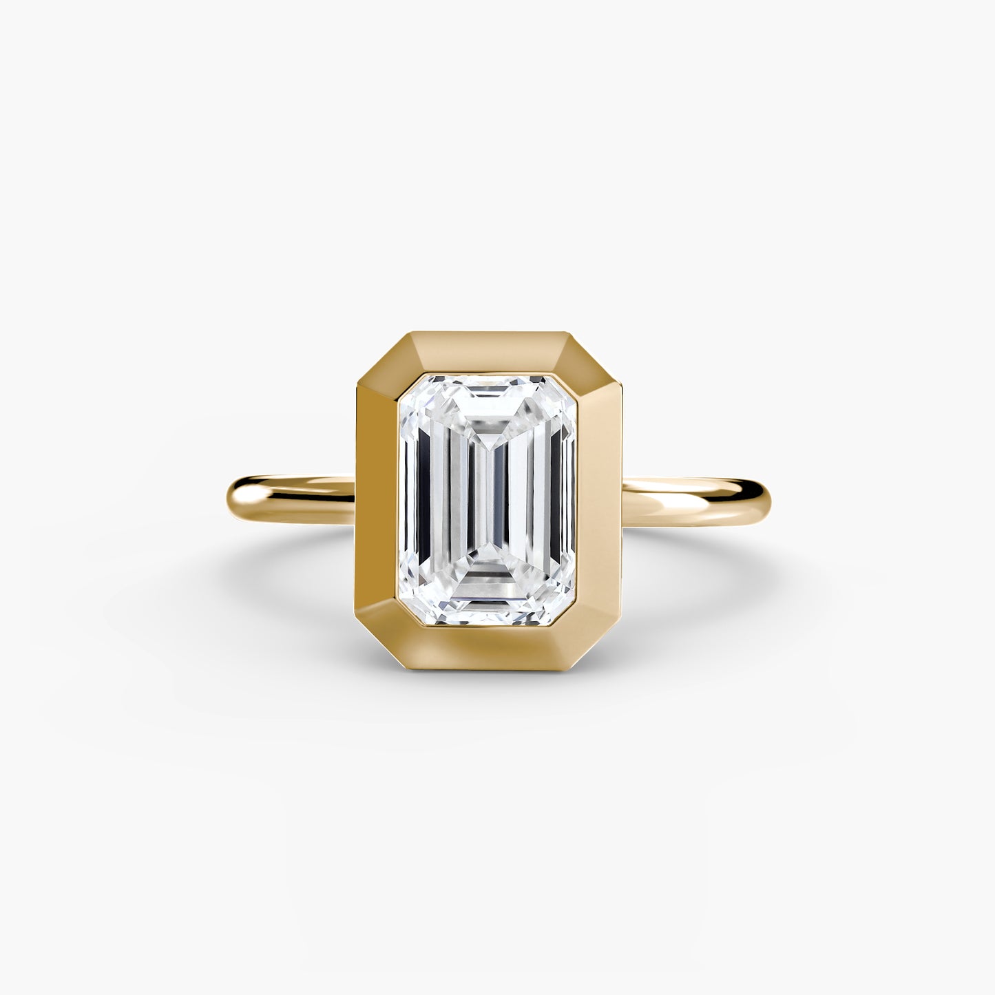 The "Lydia" Bezel Set Solitaire