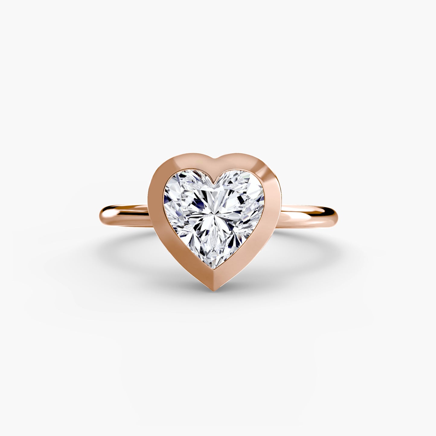 The "Lydia" Bezel Set Solitaire