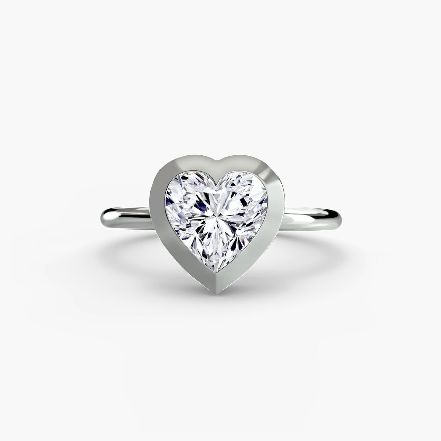 The "Lydia" Bezel Set Solitaire