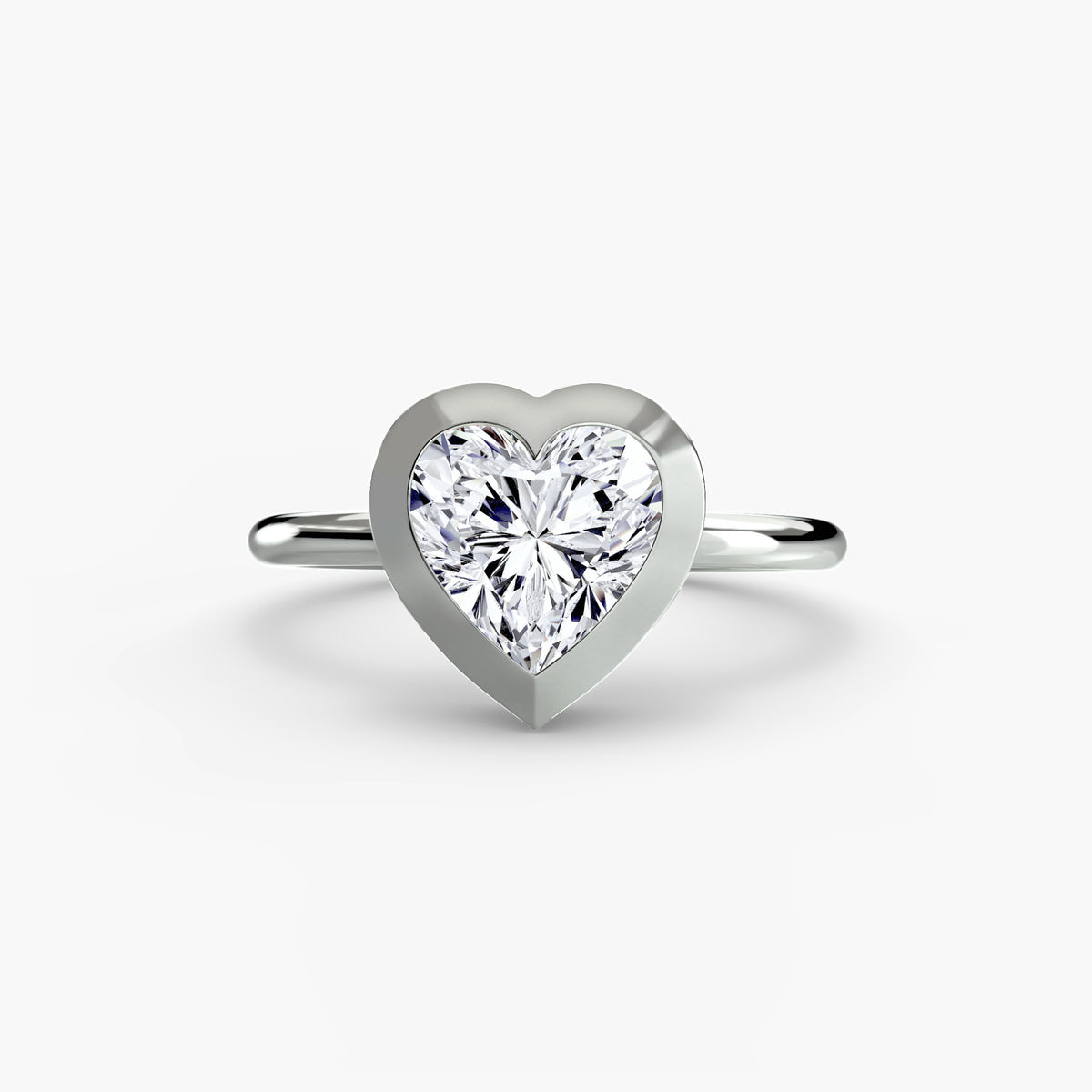 The "Lydia" Bezel Set Solitaire