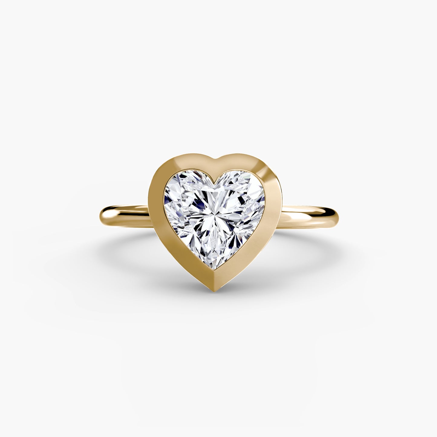 The "Lydia" Bezel Set Solitaire