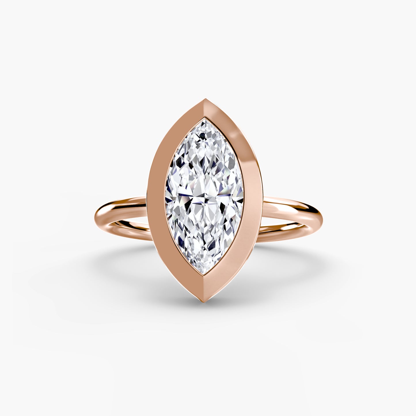 The "Lydia" Bezel Set Solitaire
