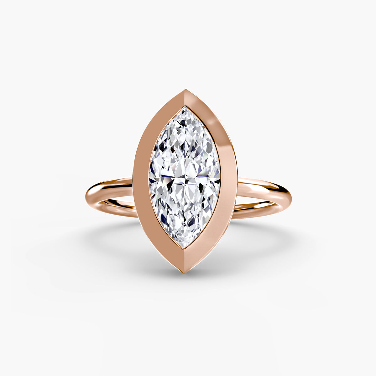 The "Lydia" Bezel Set Solitaire