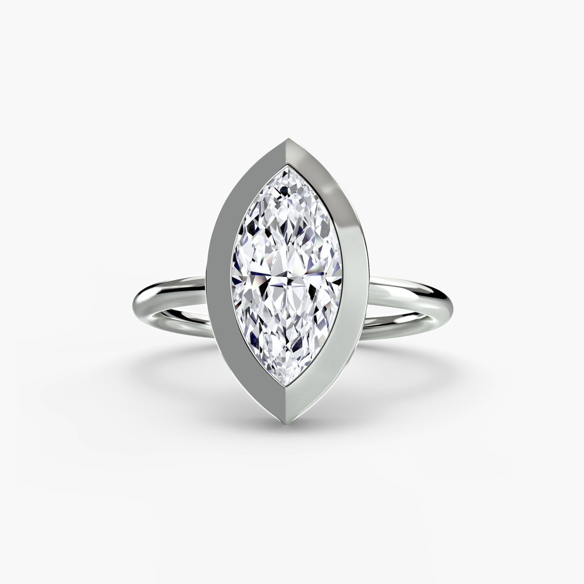 The "Lydia" Bezel Set Solitaire
