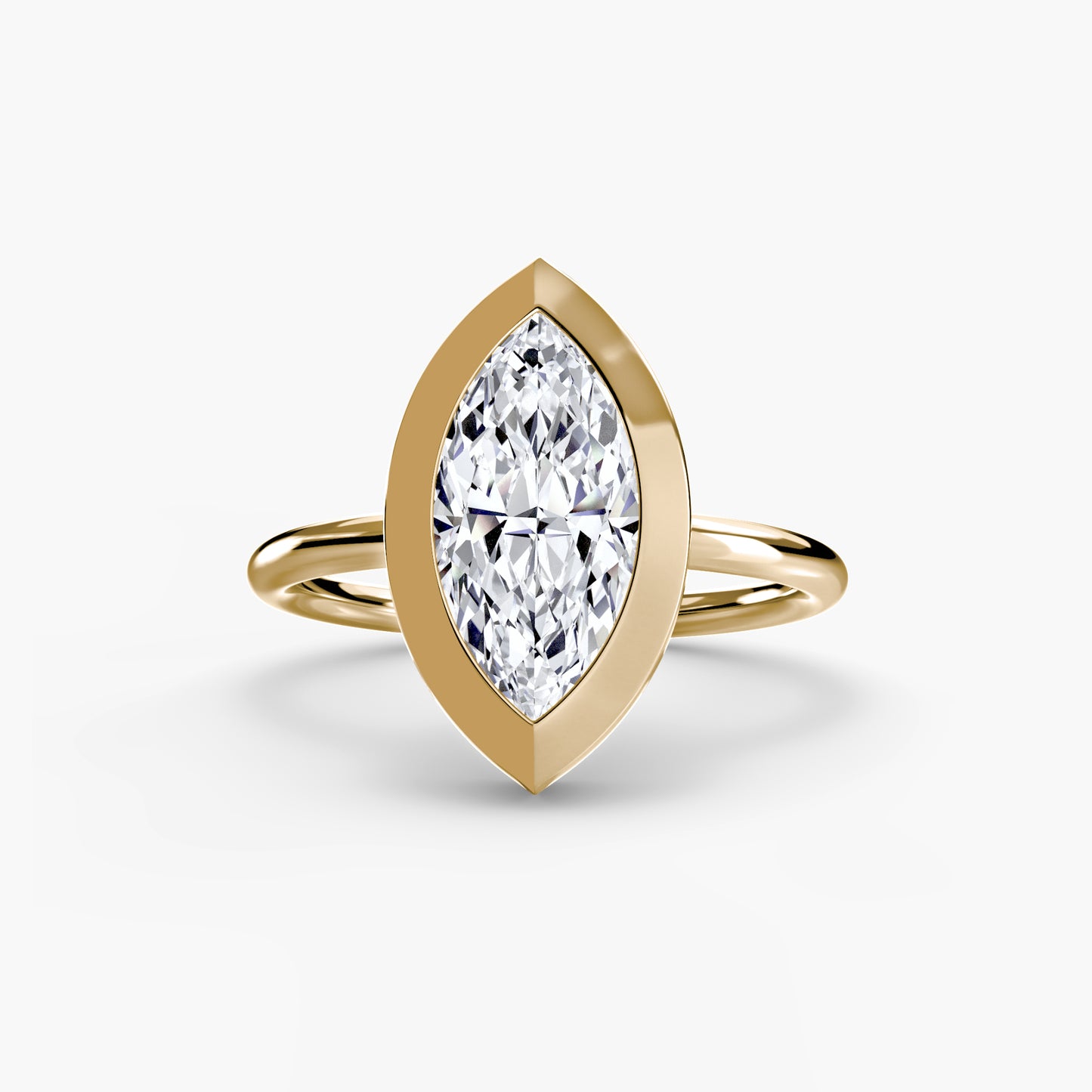 The "Lydia" Bezel Set Solitaire