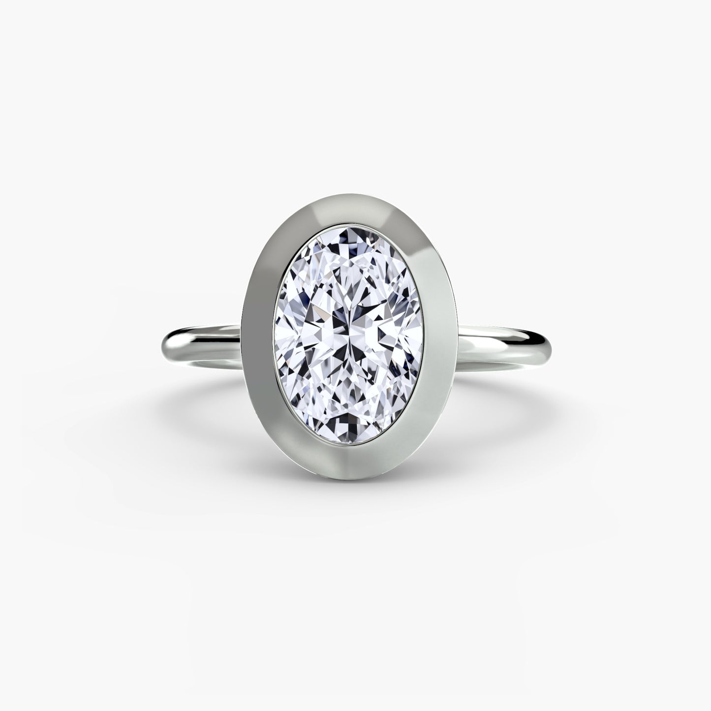 The "Lydia" Bezel Set Solitaire
