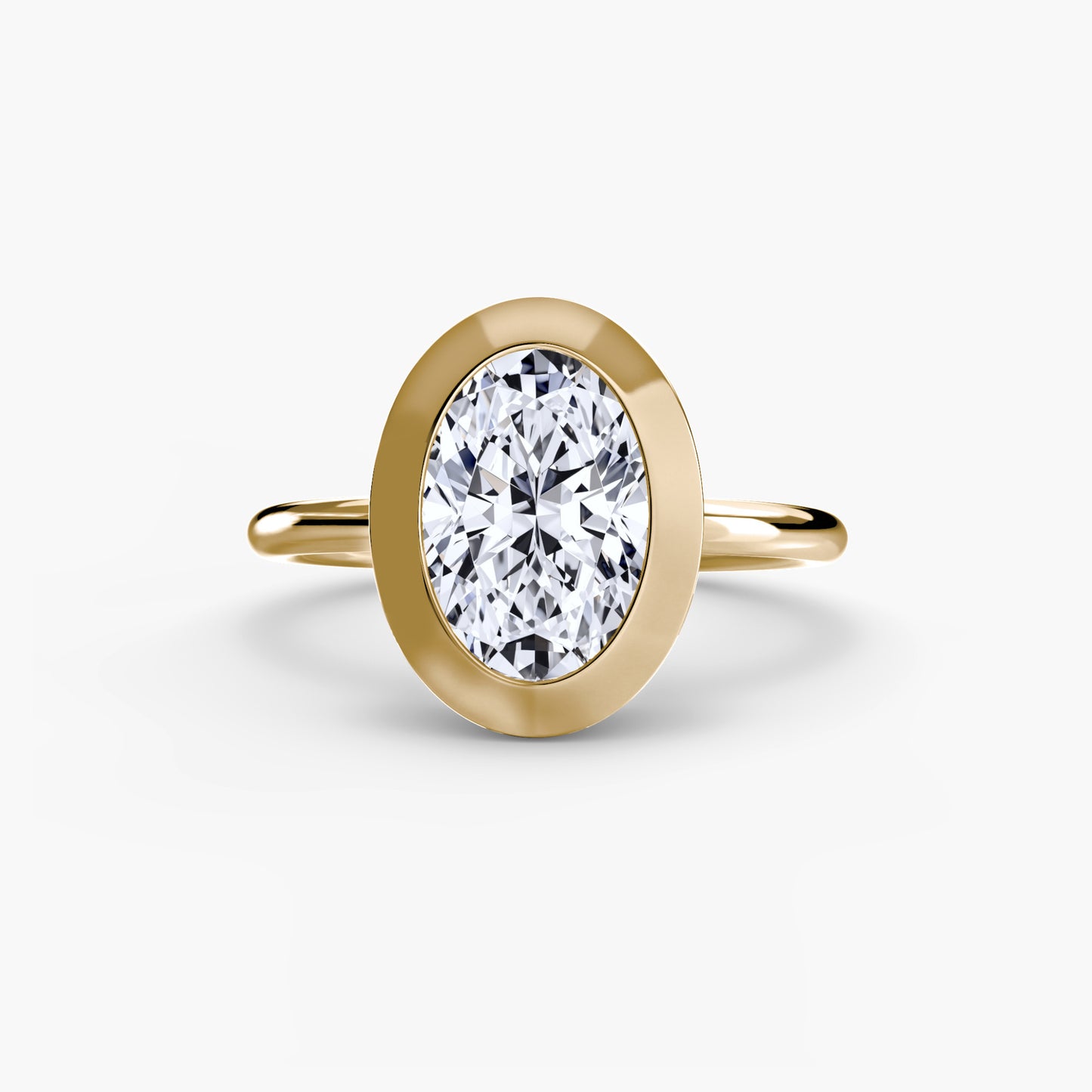 The "Lydia" Bezel Set Solitaire