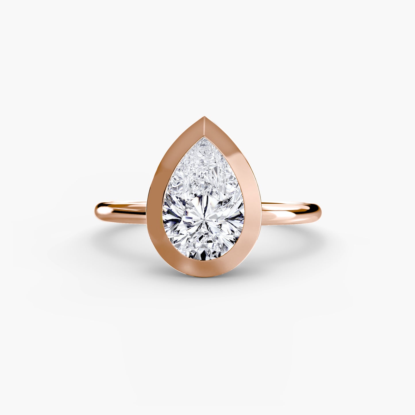 The "Lydia" Bezel Set Solitaire