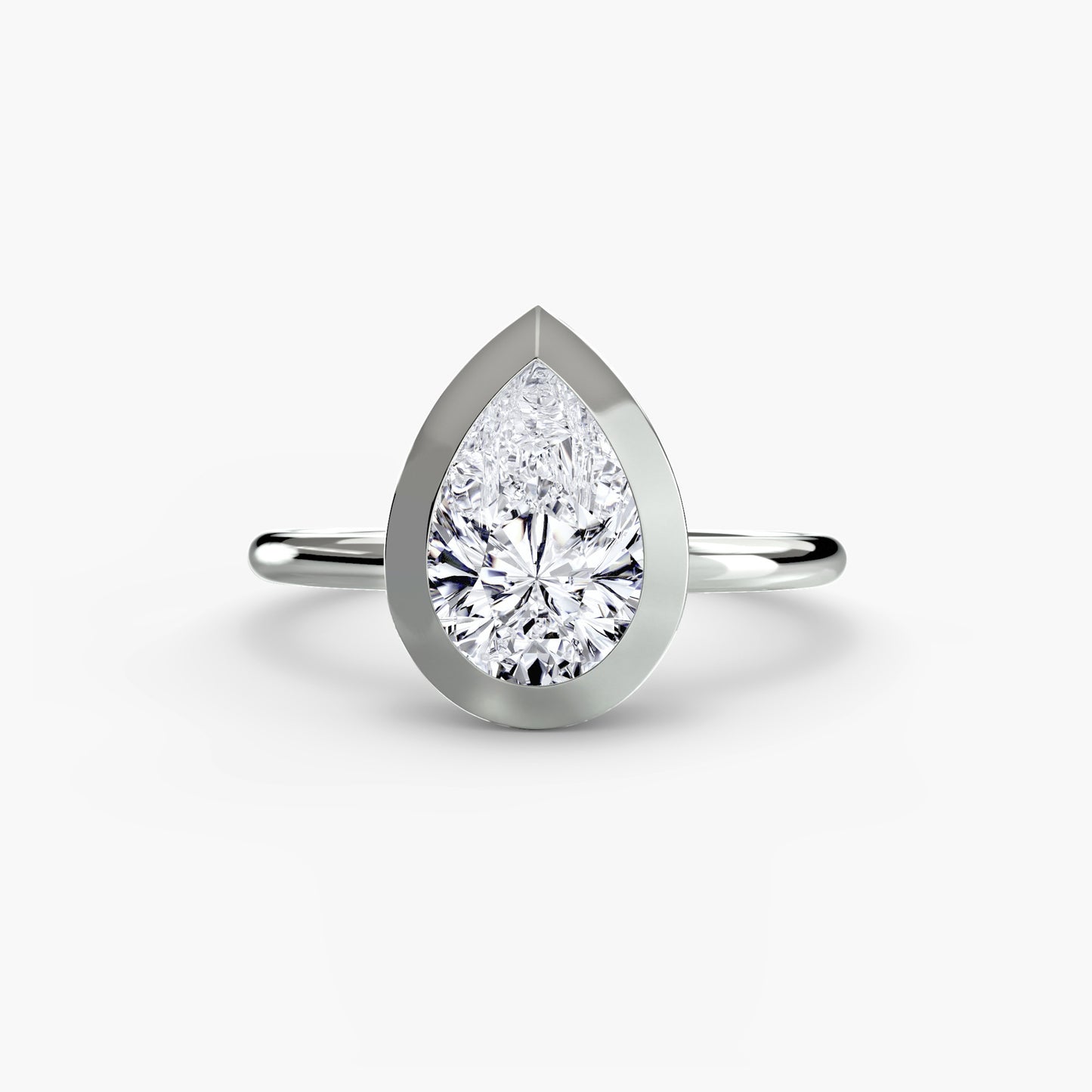 The "Lydia" Bezel Set Solitaire