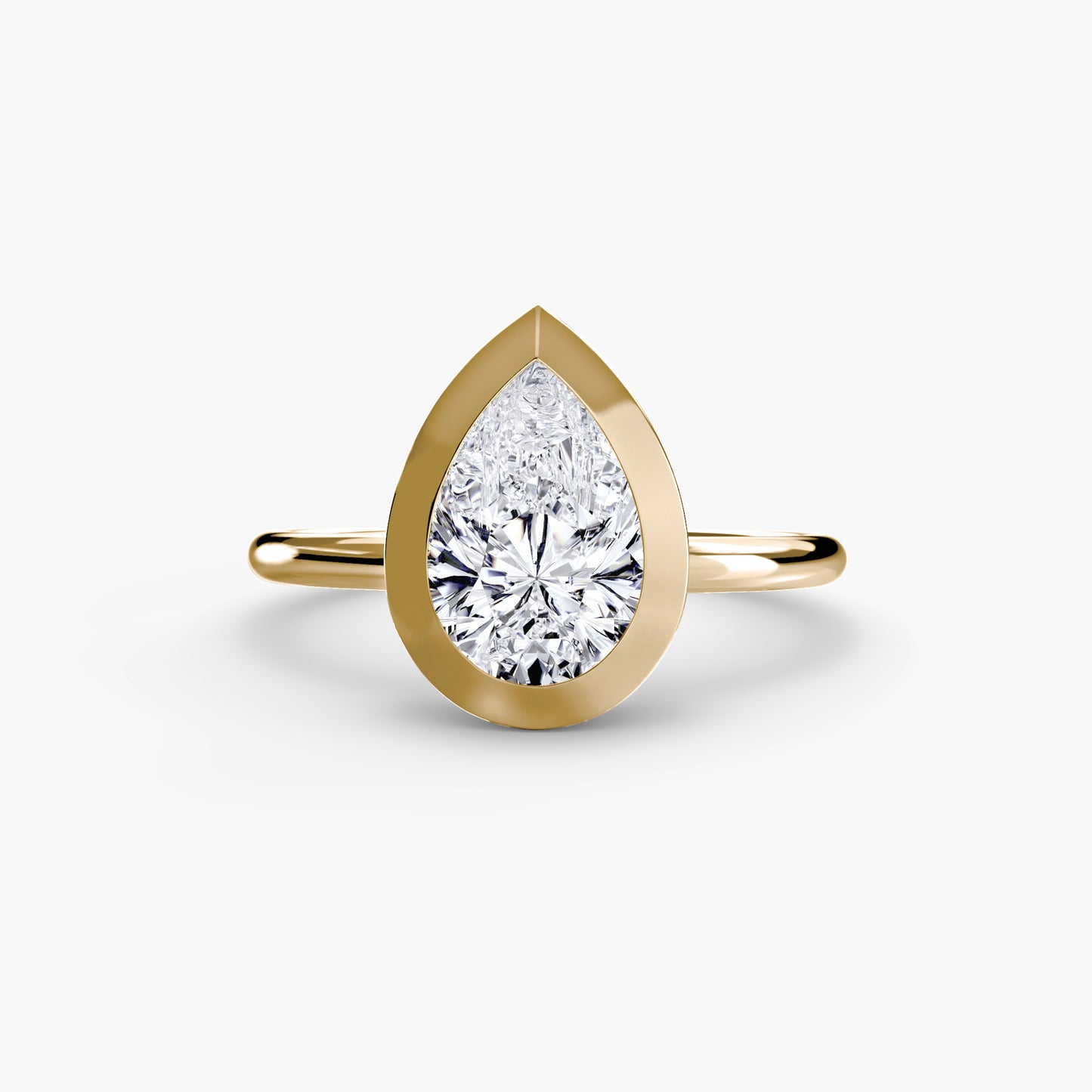 The "Lydia" Bezel Set Solitaire