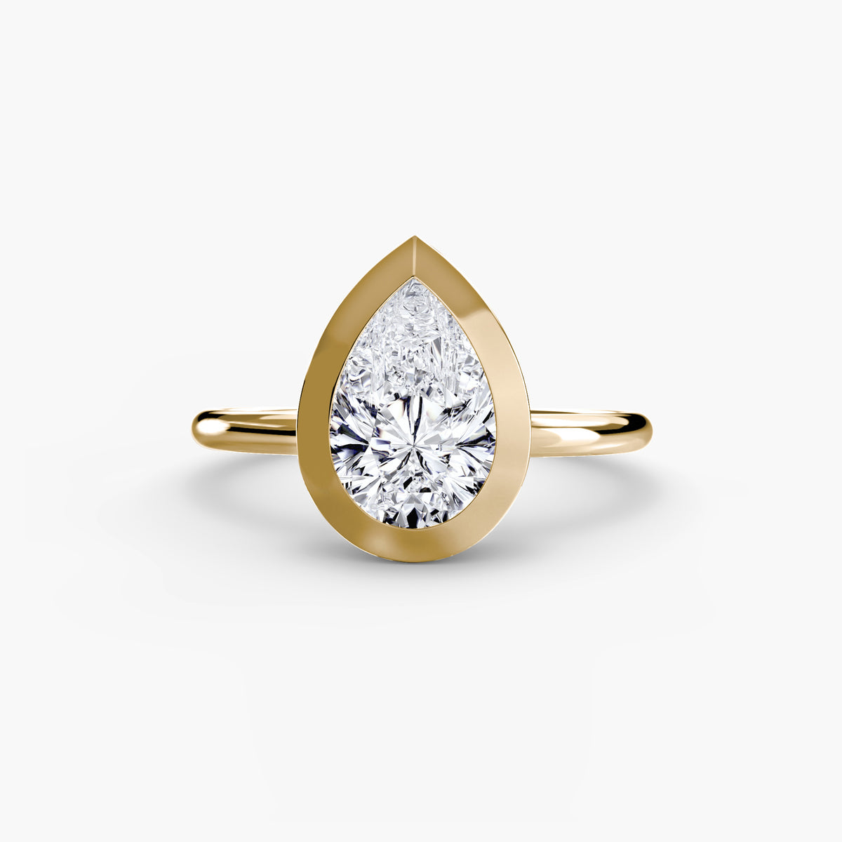 The "Lydia" Bezel Set Solitaire