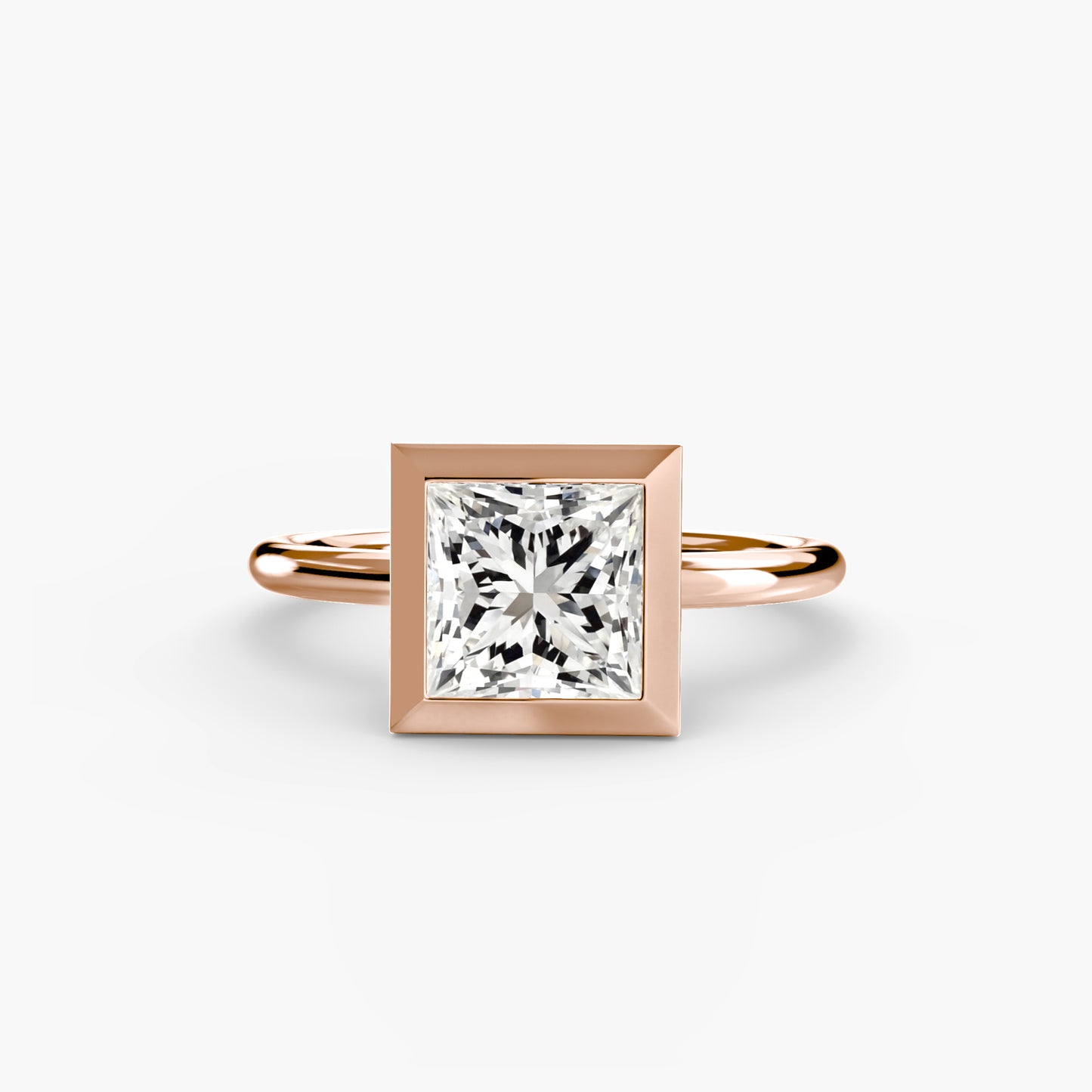 The "Lydia" Bezel Set Solitaire