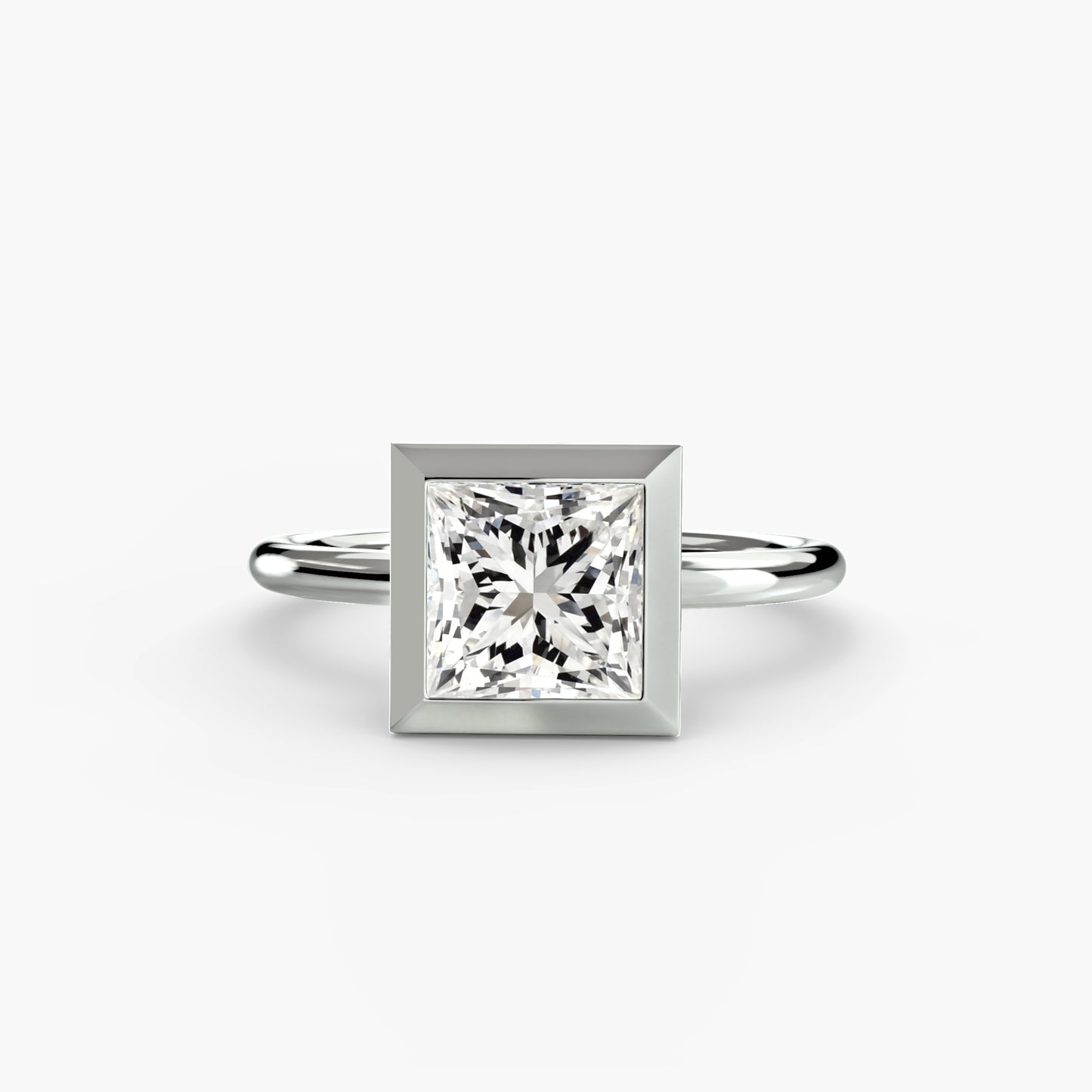 The "Lydia" Bezel Set Solitaire