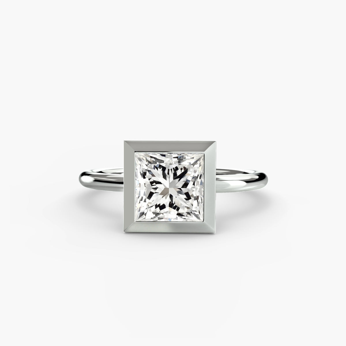The "Lydia" Bezel Set Solitaire