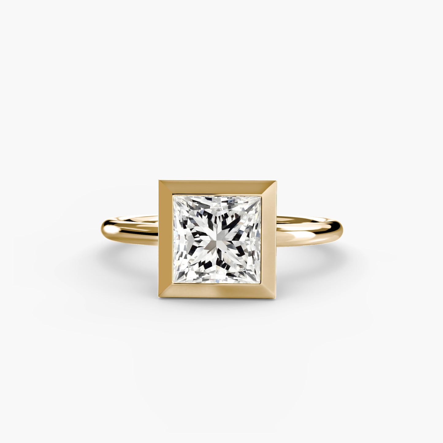 The "Lydia" Bezel Set Solitaire