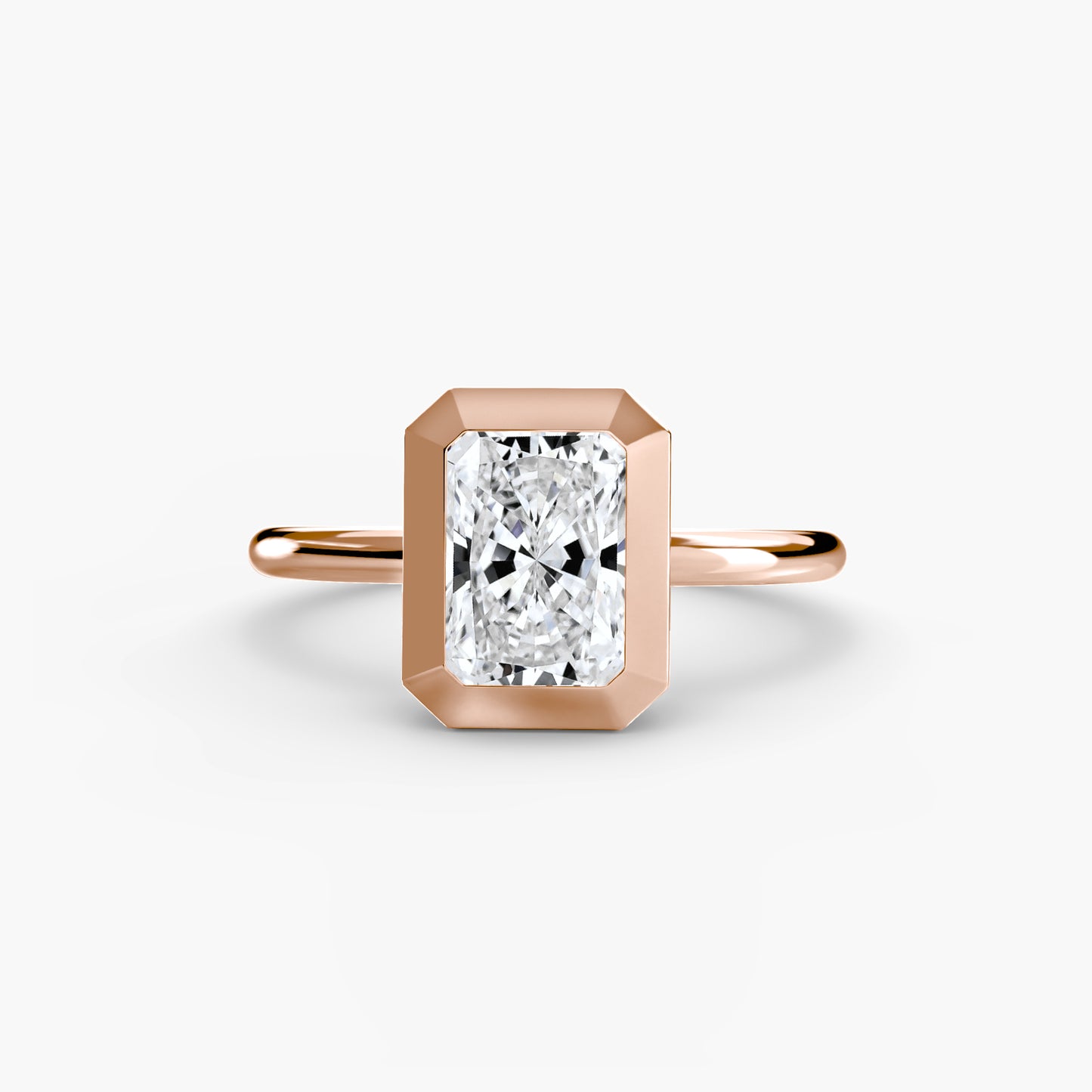 The "Lydia" Bezel Set Solitaire