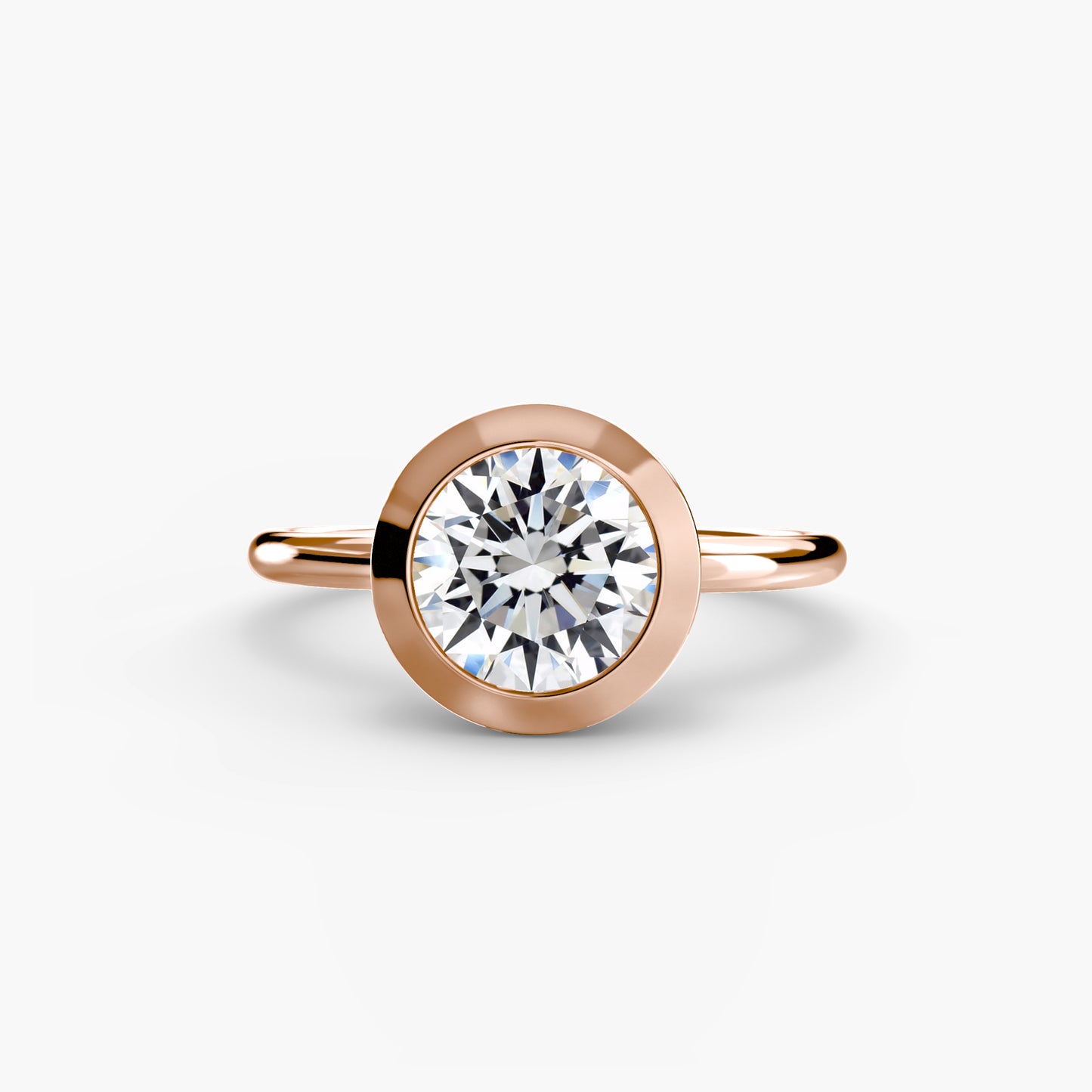 The "Lydia" Bezel Set Solitaire