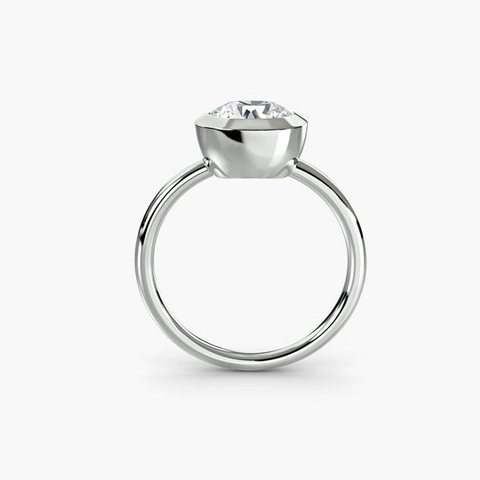 The "Lydia" Bezel Set Solitaire