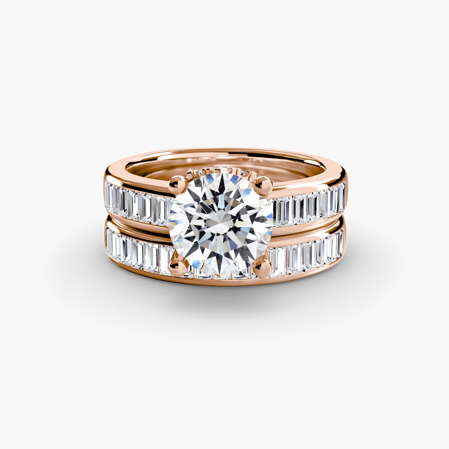 The "Scarlett" Baguette Channel Ring
