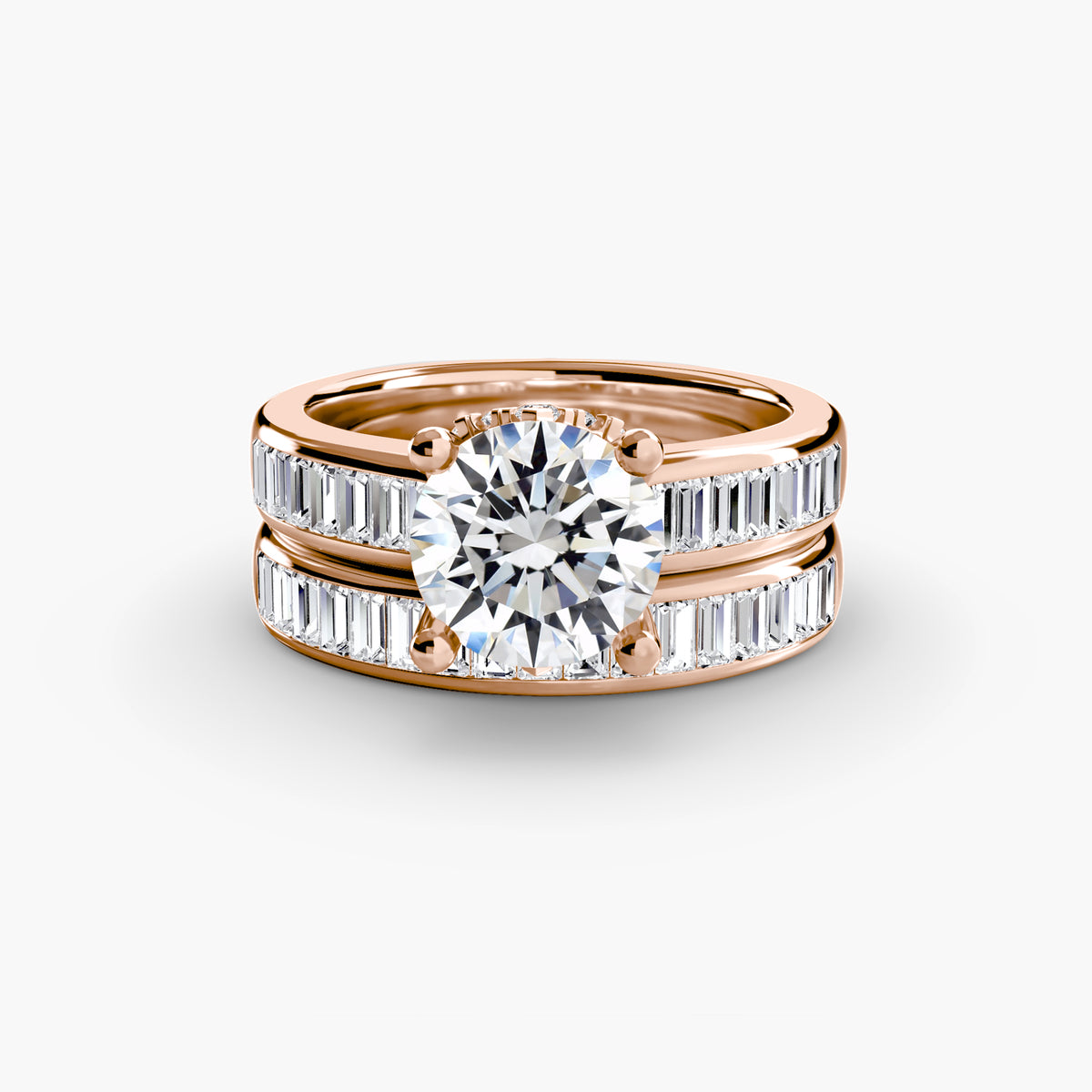 The "Scarlett" Baguette Channel Ring