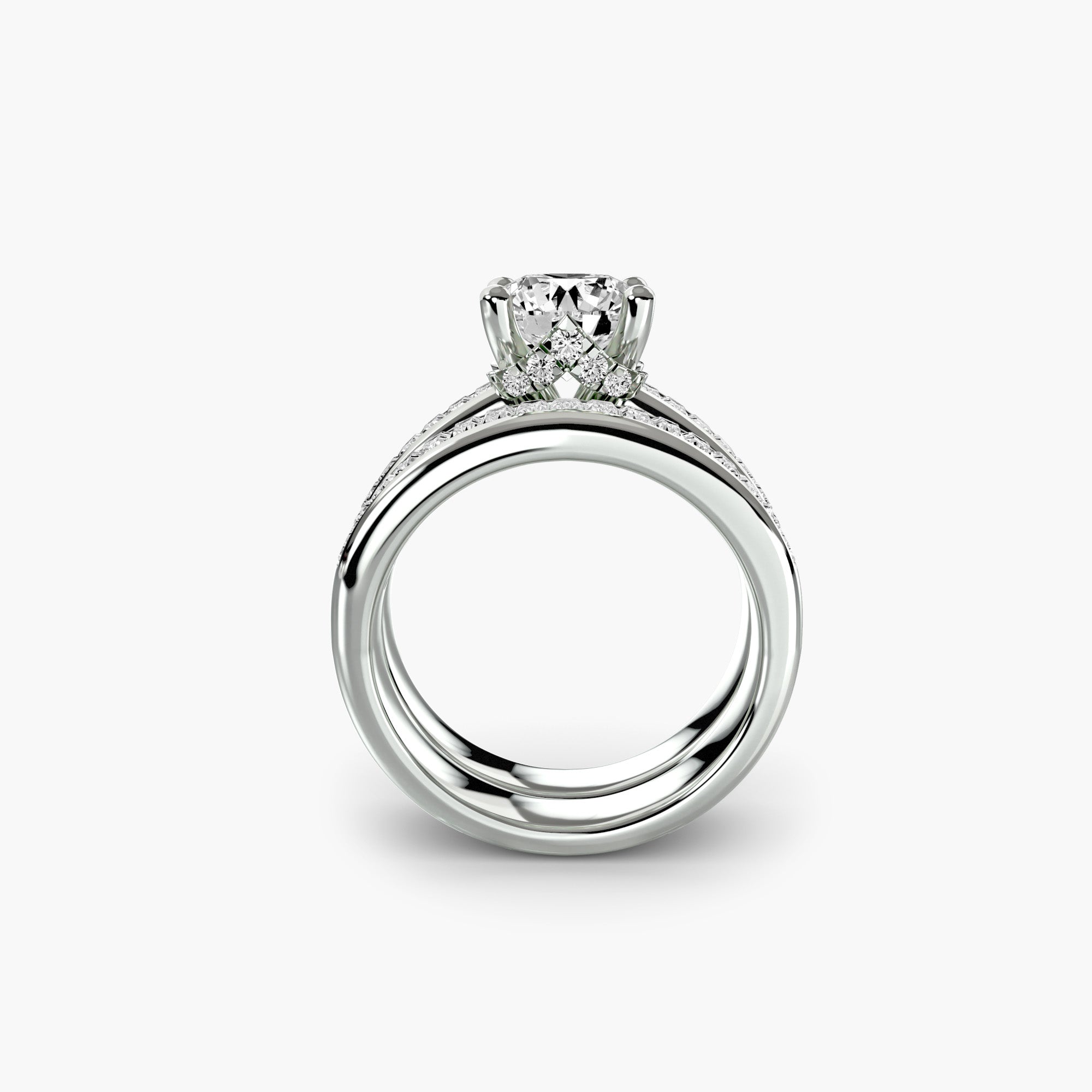 The "Scarlett" Baguette Channel Ring