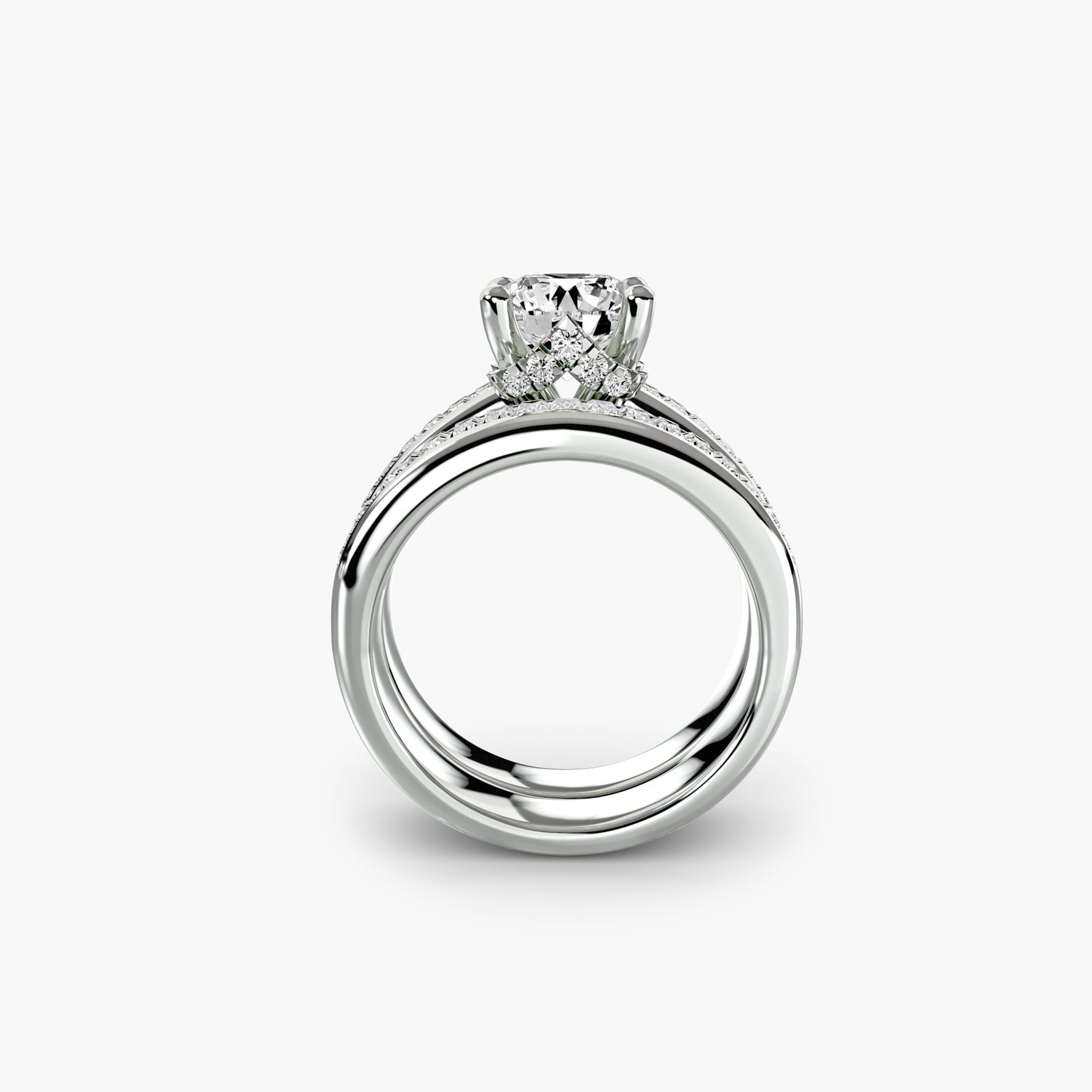 The "Scarlett" Baguette Channel Ring