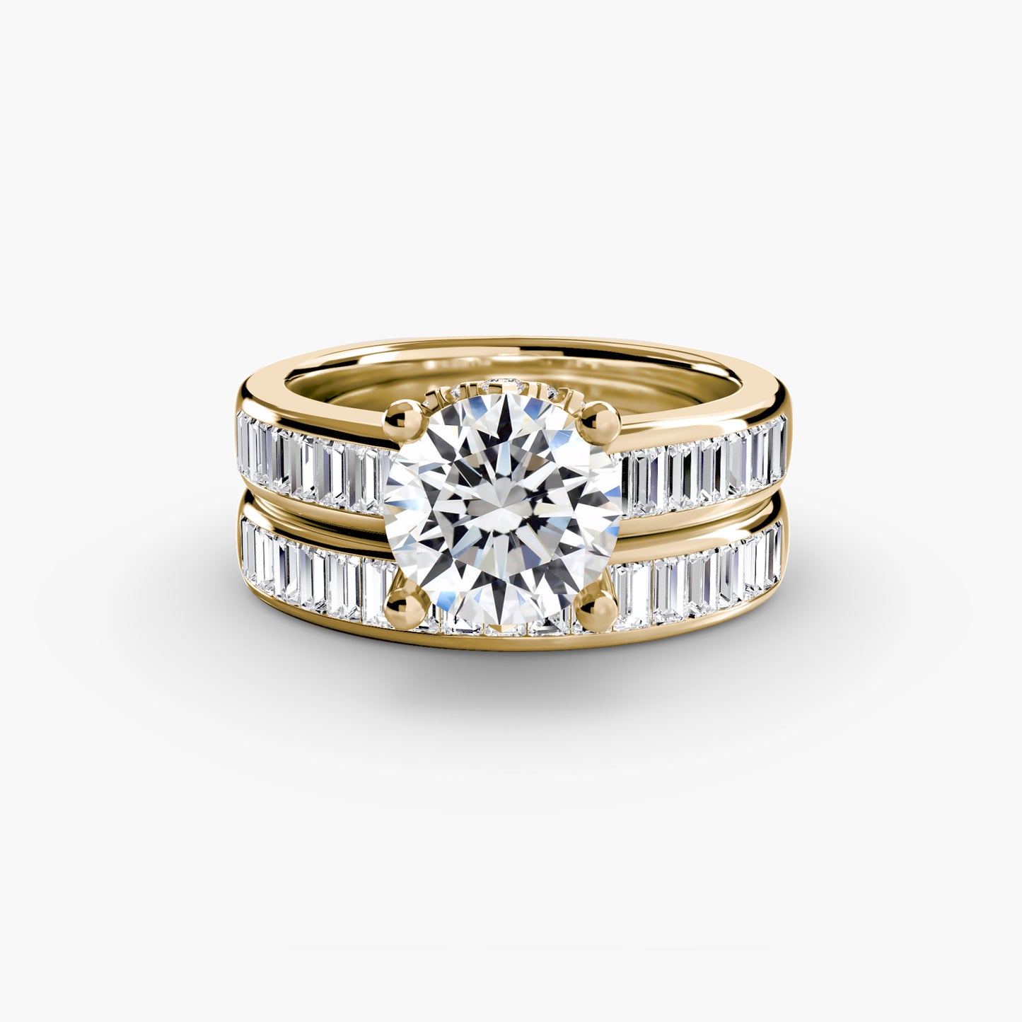 The "Scarlett" Baguette Channel Ring