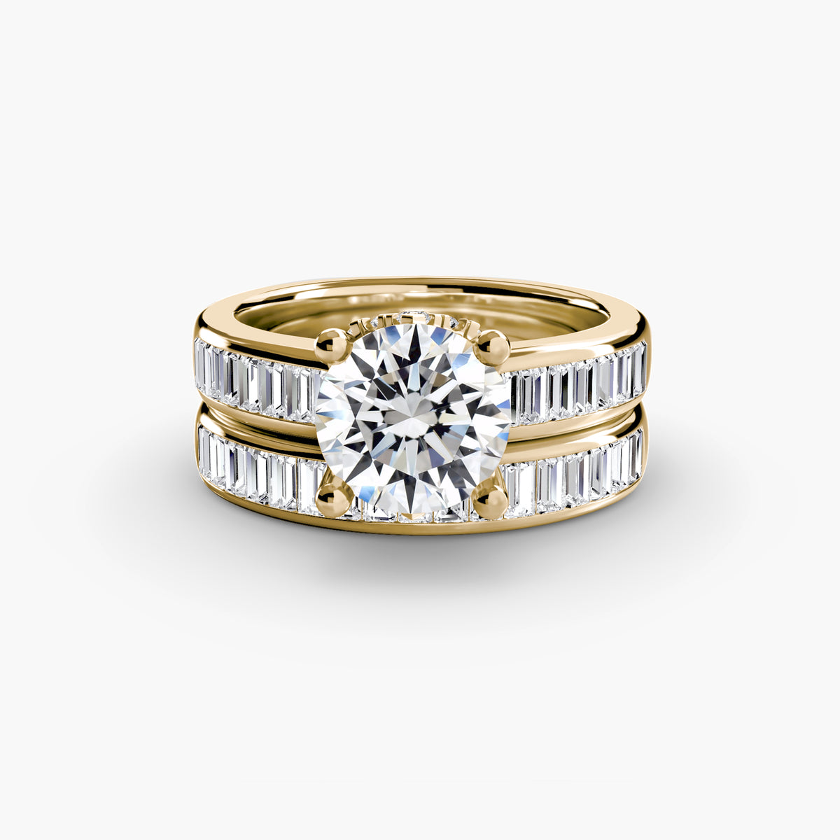 The "Scarlett" Baguette Channel Ring