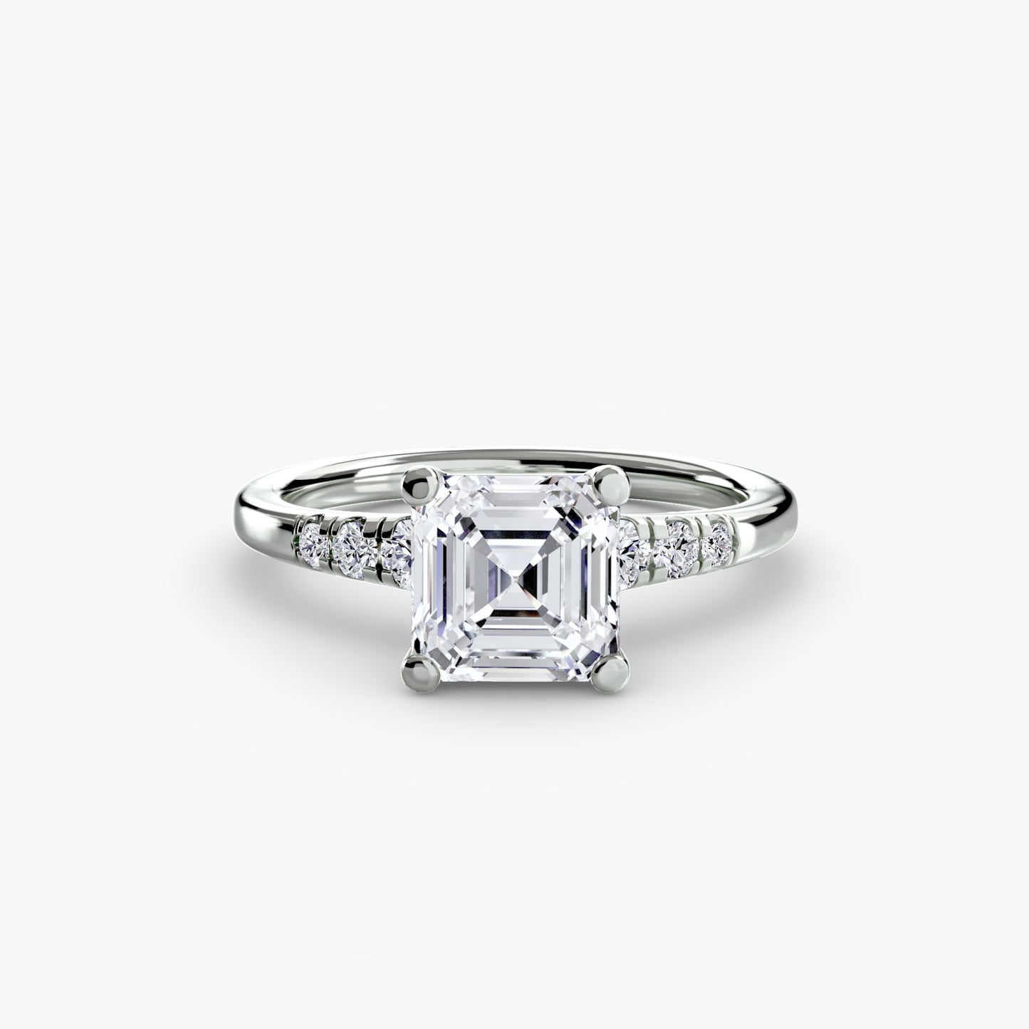 The "Grace" Solitaire with French Set Accents