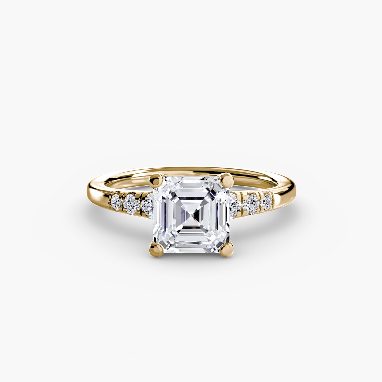 The "Grace" Solitaire with French Set Accents