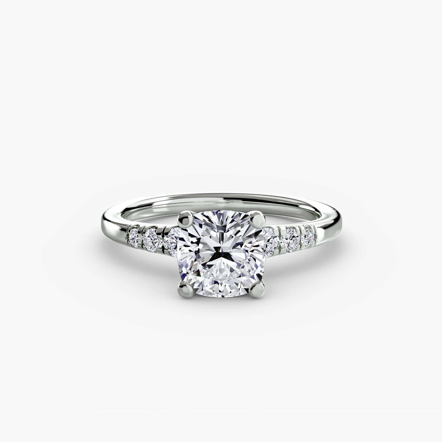 The "Grace" Solitaire with French Set Accents