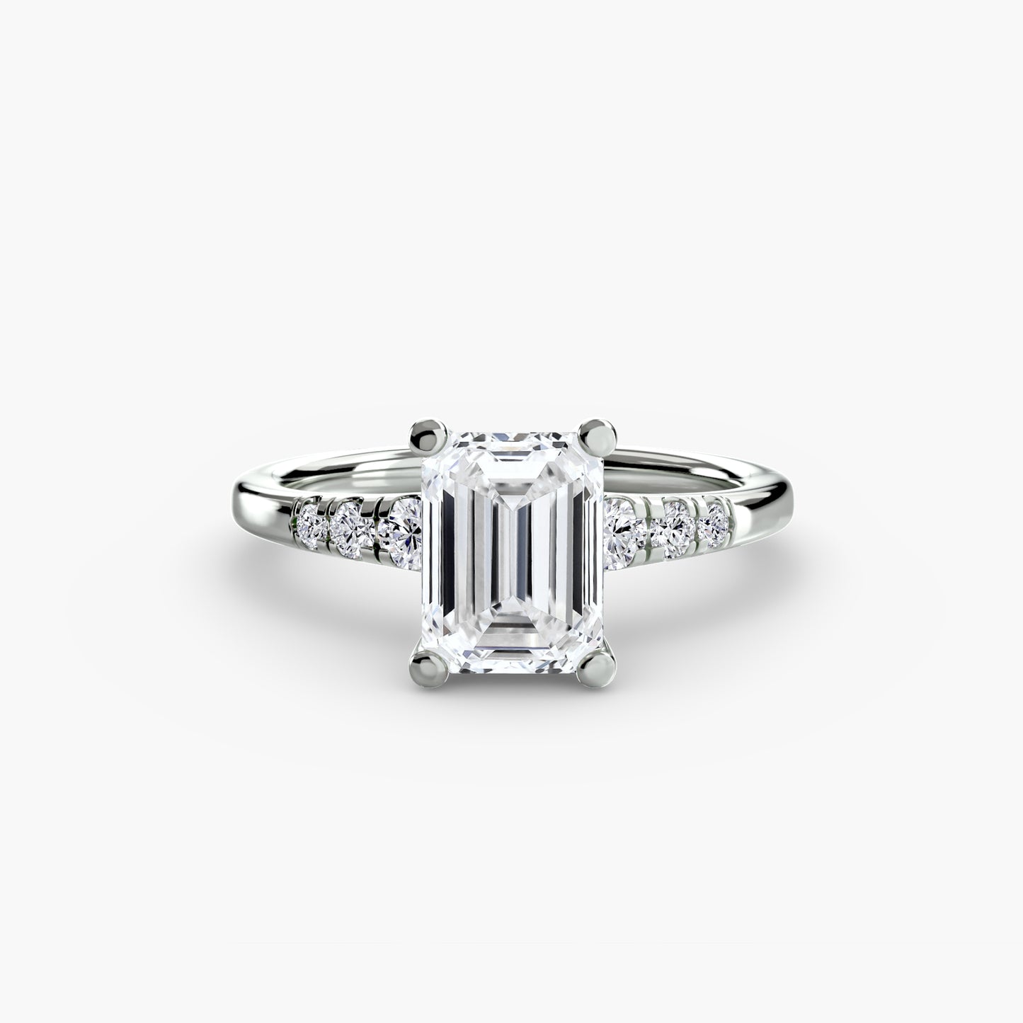 The "Grace" Solitaire with French Set Accents