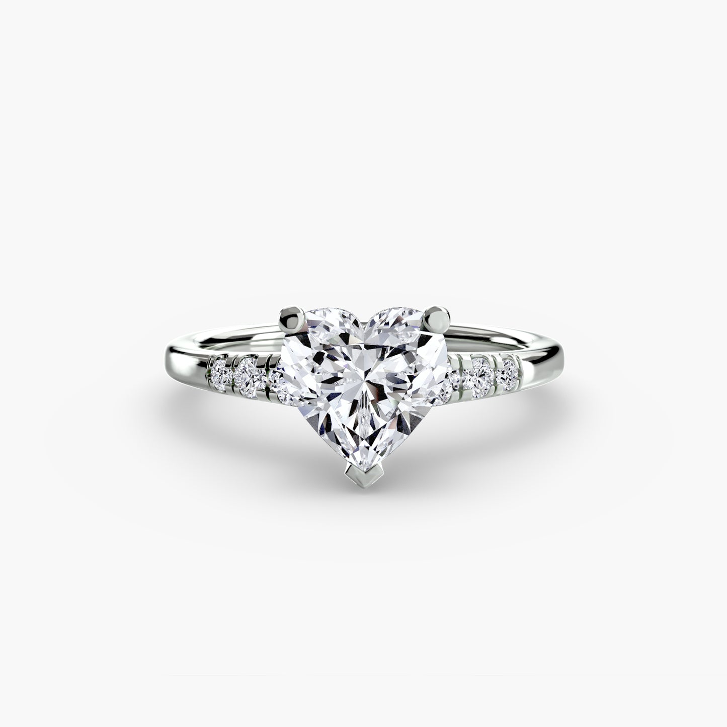 The "Grace" Solitaire with French Set Accents