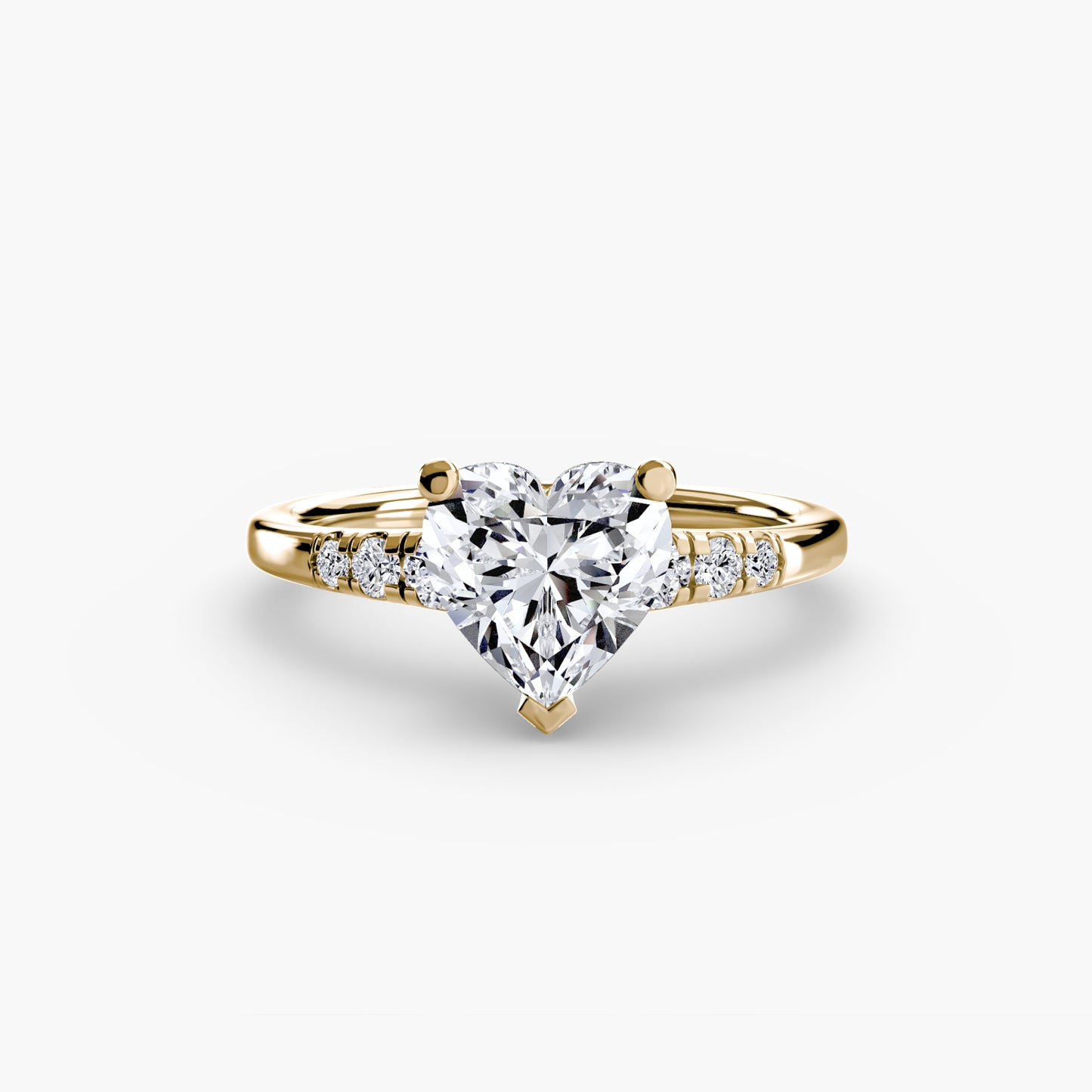 The "Grace" Solitaire with French Set Accents