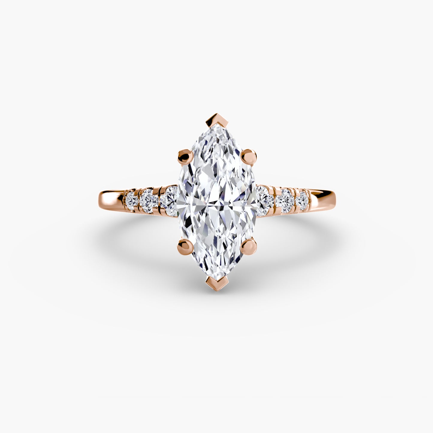 The "Grace" Solitaire with French Set Accents