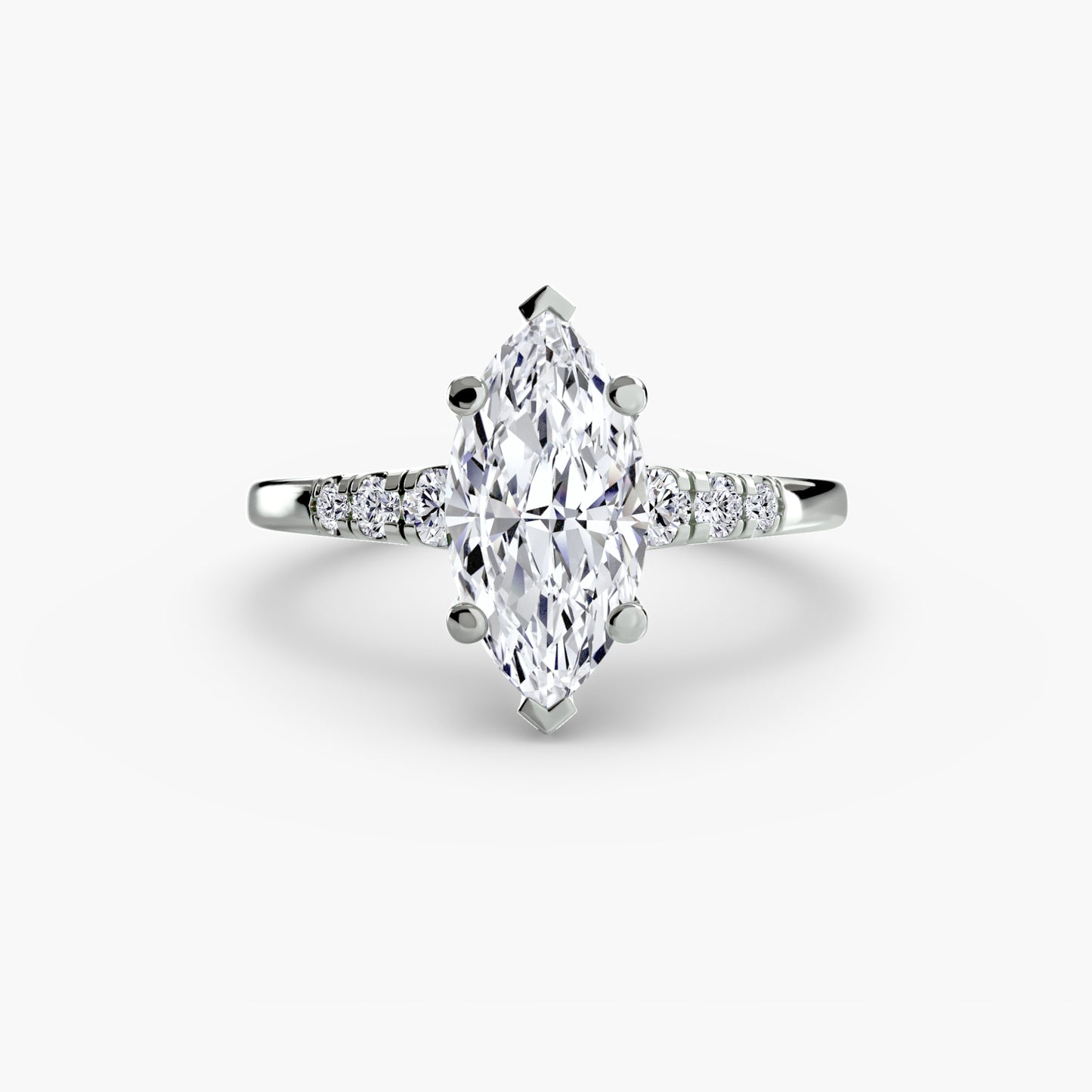 The "Grace" Solitaire with French Set Accents