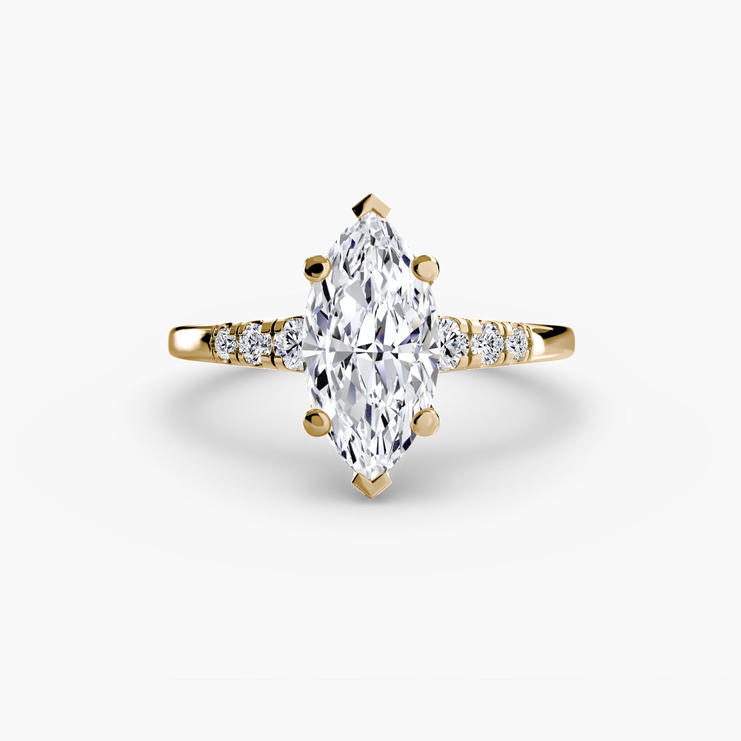 The "Grace" Solitaire with French Set Accents