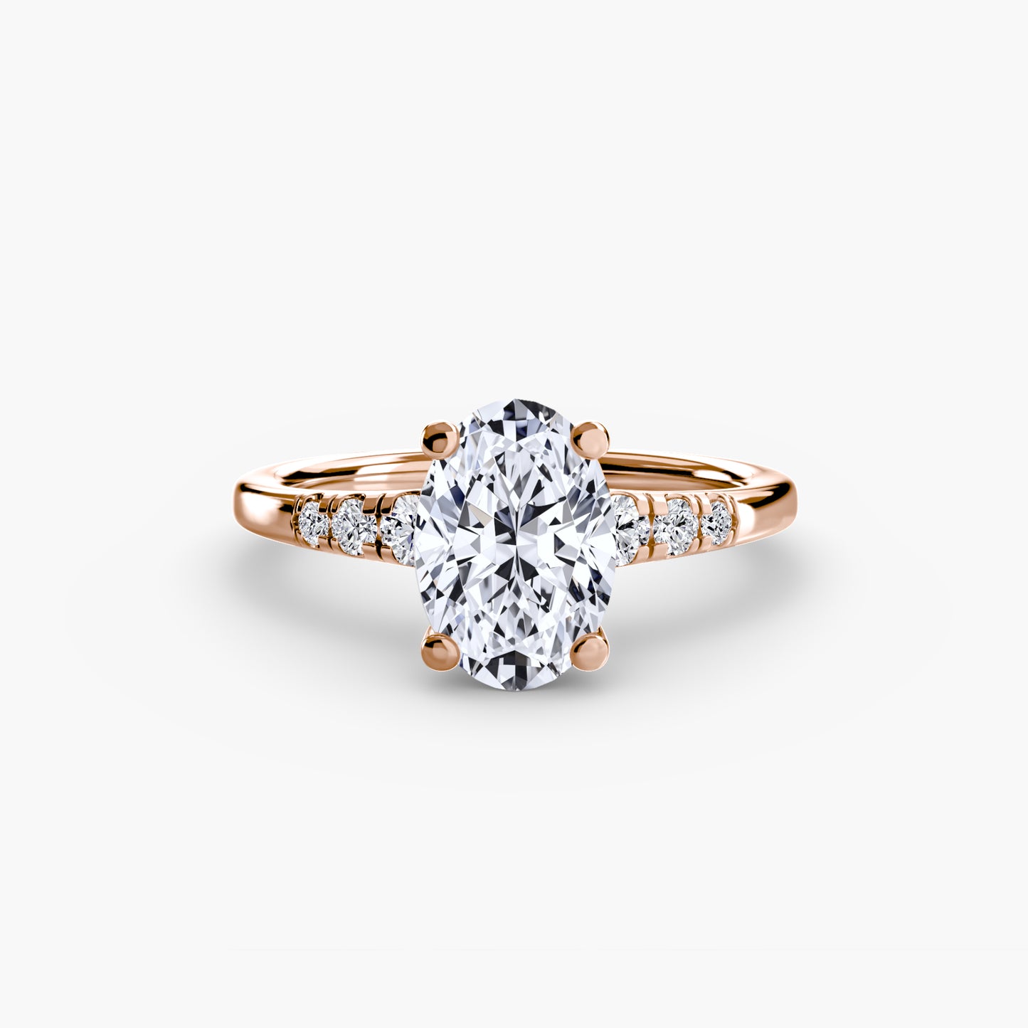The "Grace" Solitaire with French Set Accents