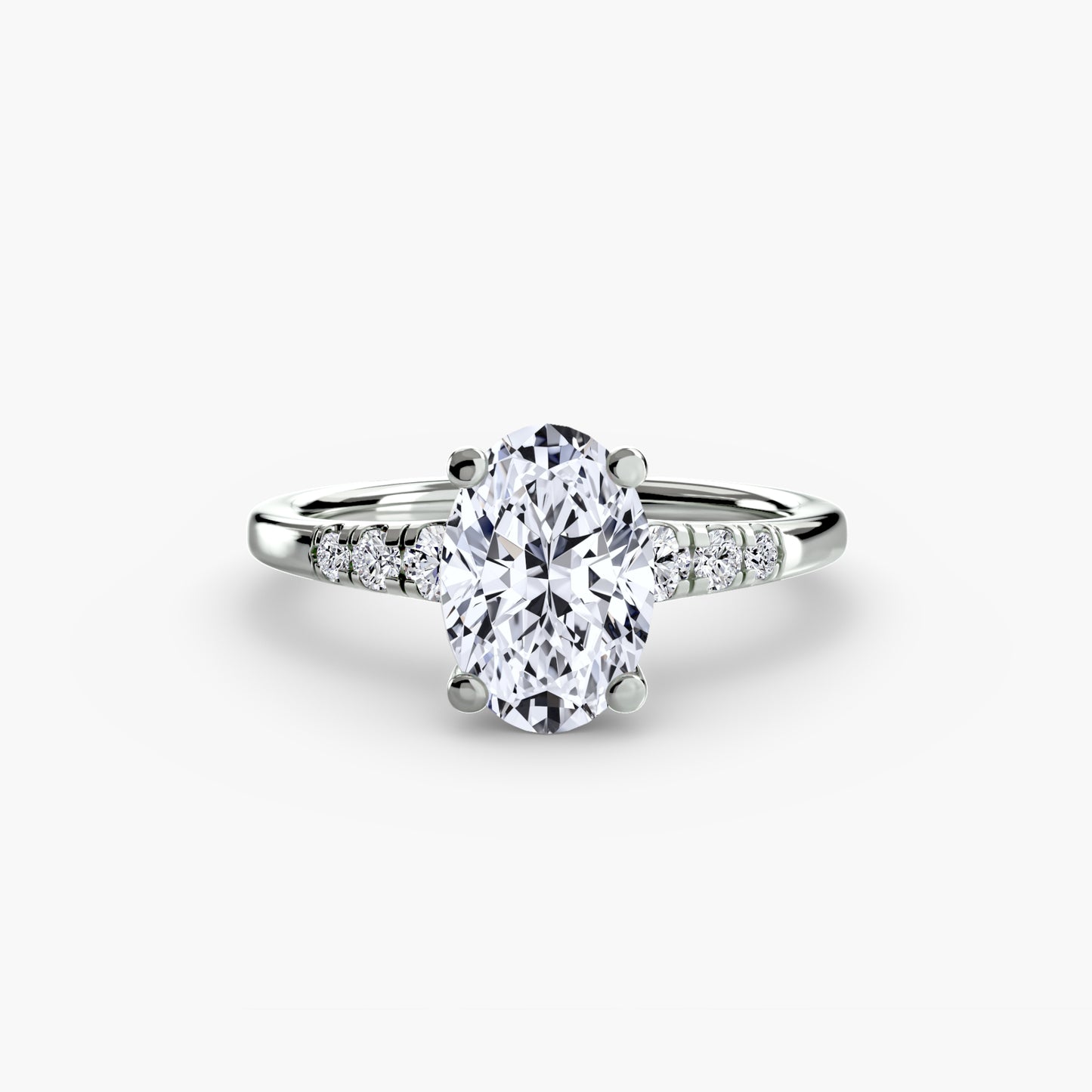 The "Grace" Solitaire with French Set Accents