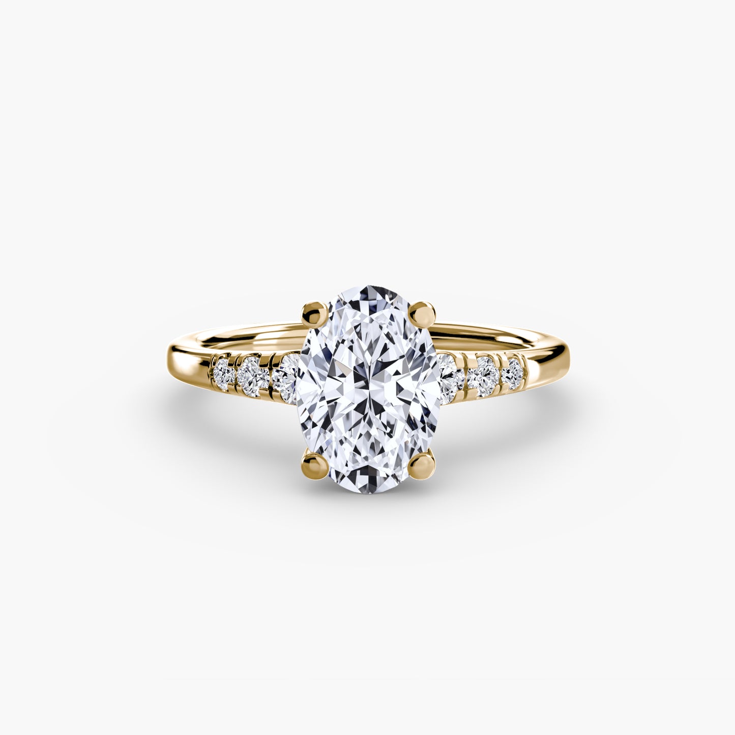 The "Grace" Solitaire with French Set Accents